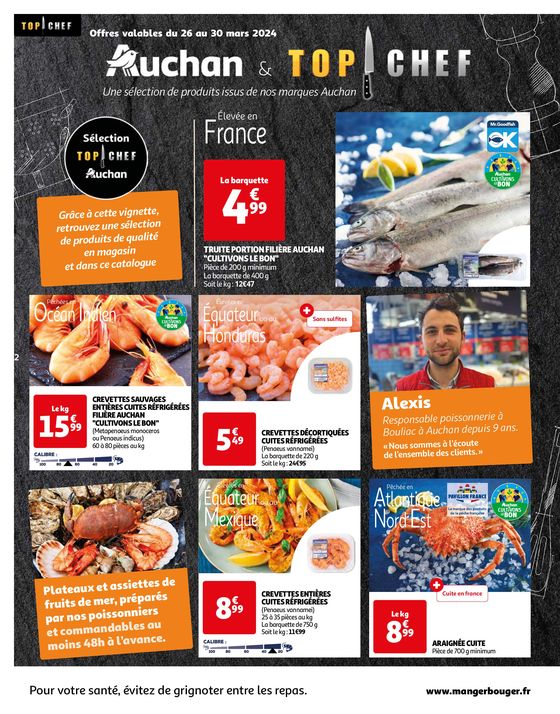 Catalogue Auchan Hypermarché à Roncq | Notre sélection de produits pour fêter Pâques | 26/03/2024 - 01/04/2024