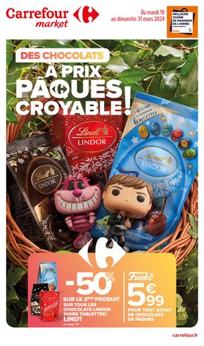 Catalogue Carrefour Market à Miramas | Pâques-croyables ! | 19/03/2024 - 31/03/2024