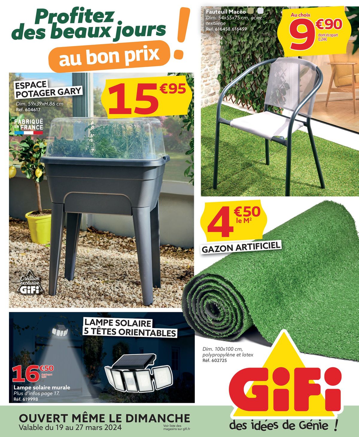 Catalogue Profitez des beaux jours au bon prix !, page 00001