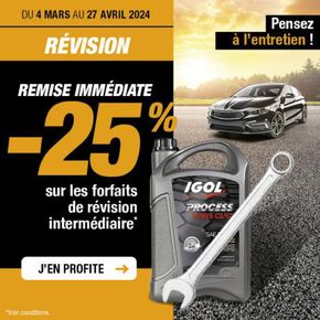 Promos de Auto et Moto à Saint-Amand-Montrond | Remise immédiate -25% sur Bestdrive | 12/03/2024 - 27/04/2024