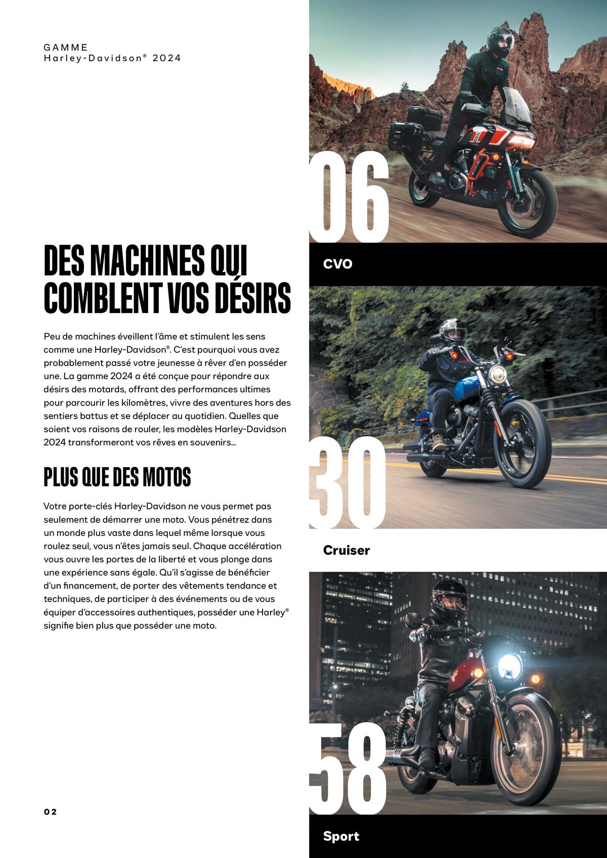 Catalogue GAMME Harley-Davidson® 2024, page 00002