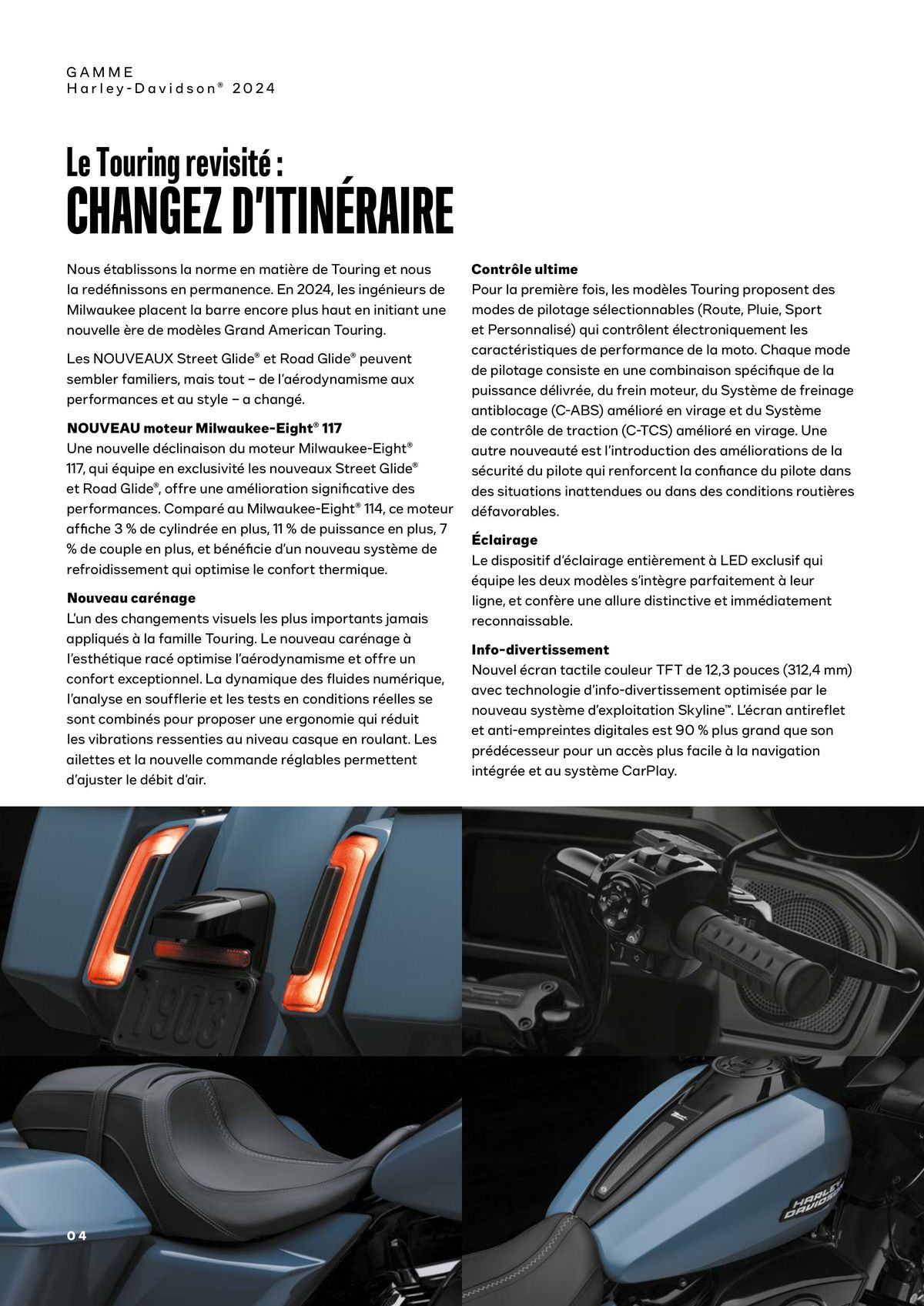 Catalogue GAMME Harley-Davidson® 2024, page 00004