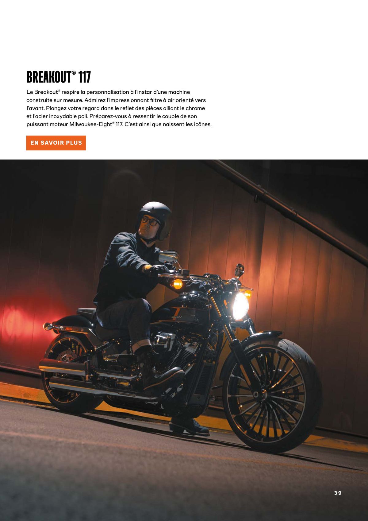 Catalogue GAMME Harley-Davidson® 2024, page 00039