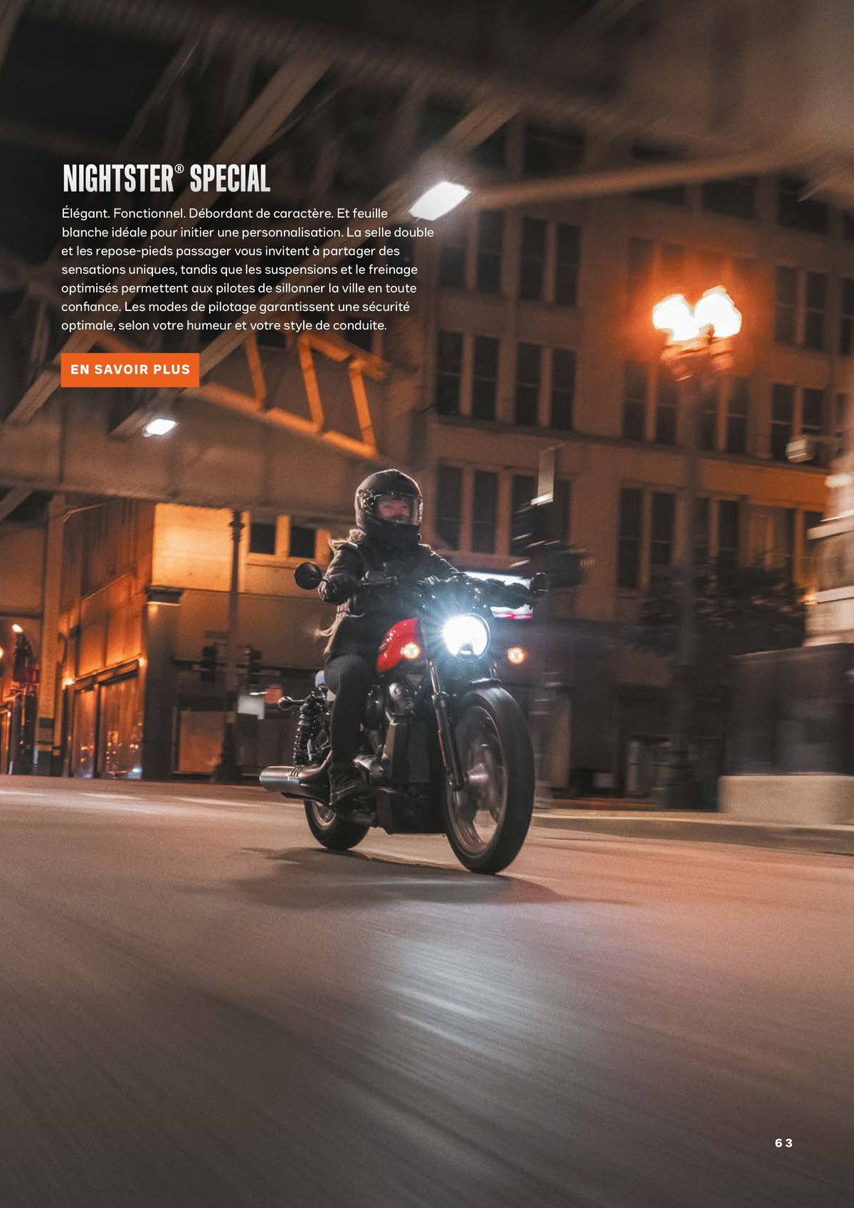 Catalogue GAMME Harley-Davidson® 2024, page 00063