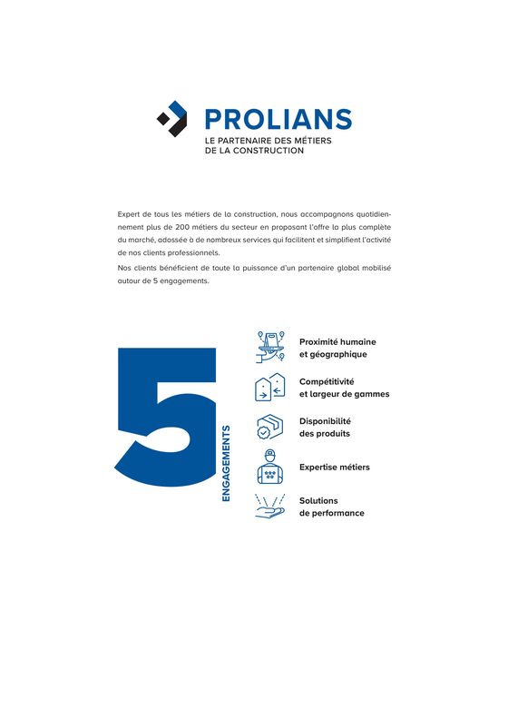 Catalogue Prolians à Bondues | PLASTIQUES INDUSTRIELS | 13/03/2024 - 31/12/2024