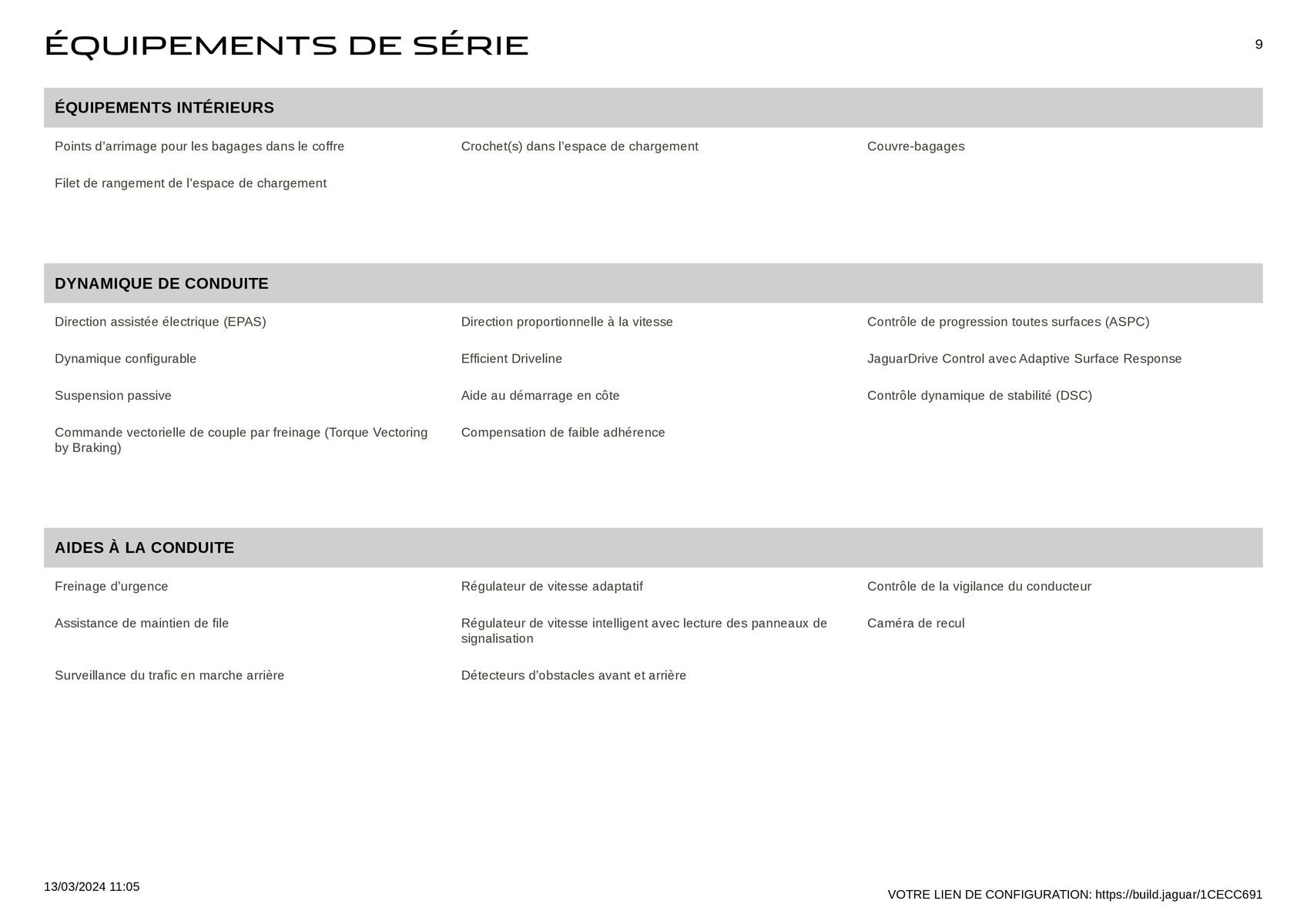 Catalogue E-PACE R-DYNAMIC SP200 Hybride Flexfuel MHEV Fuji white, page 00009