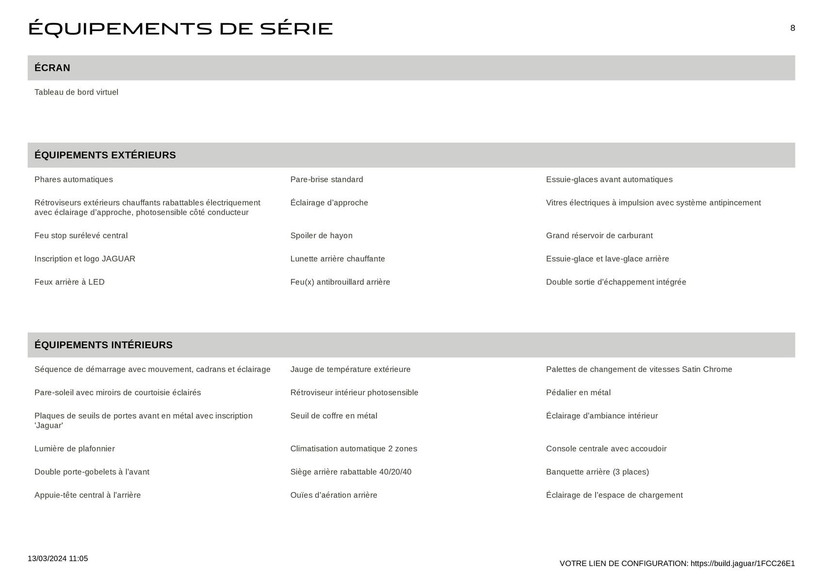 Catalogue E-PACE R-DYNAMIC SP200 Hybride Flexfuel MHEV Santorini black, page 00008