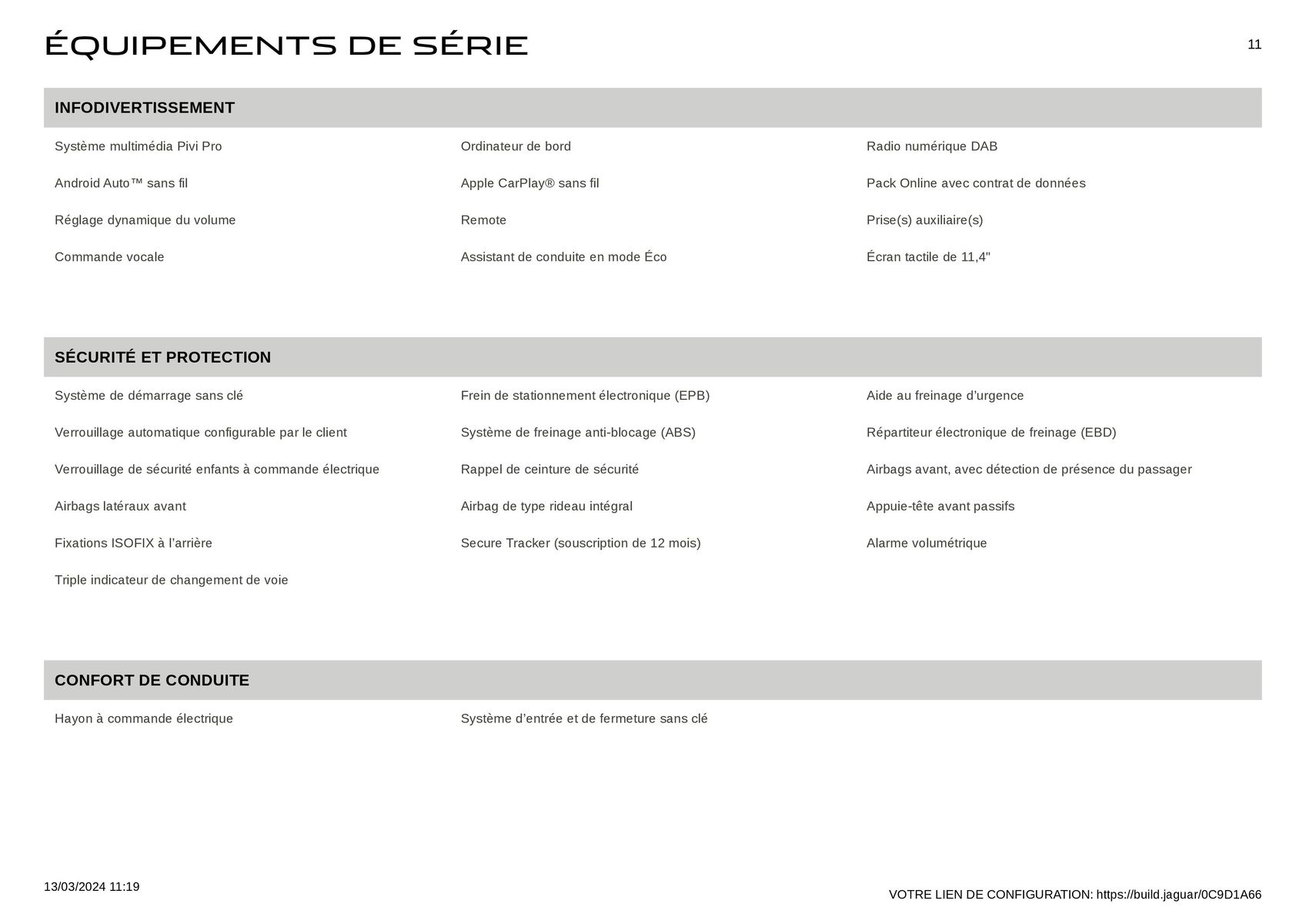 Catalogue E-PACE P200 Hybride Flexfuel MHEV Eiger grey, page 00011