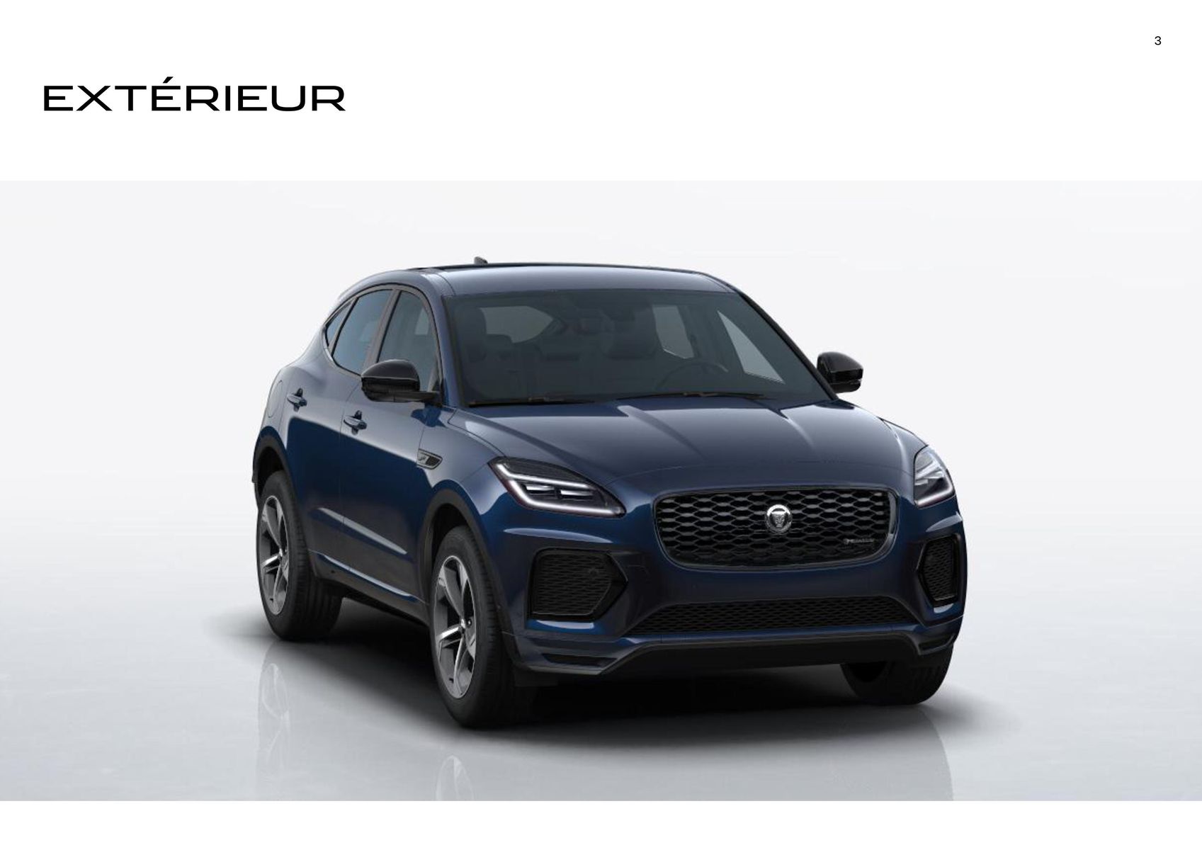 Catalogue E-PACE P200 Hybride Flexfuel MHEV Portofino Blue, page 00003