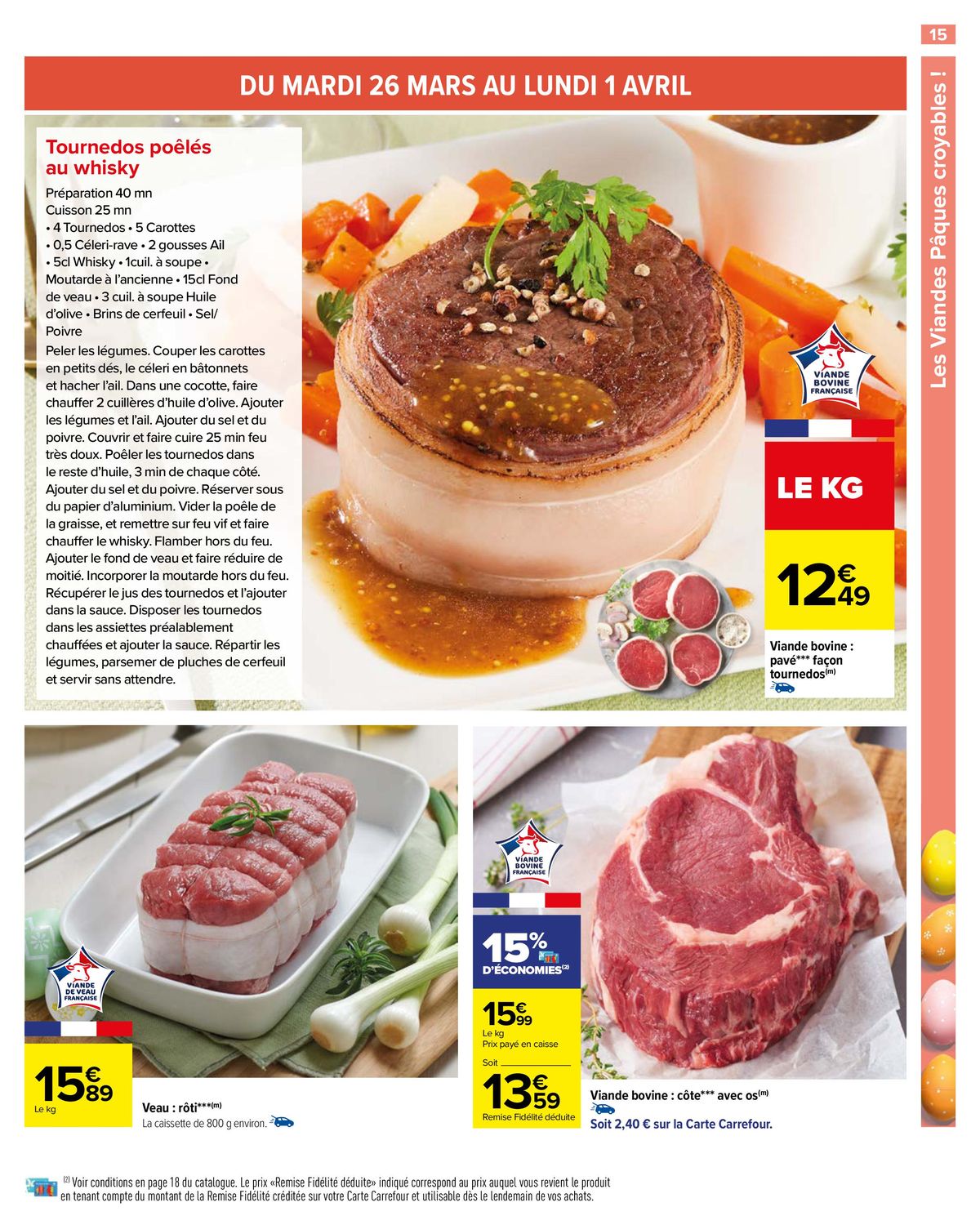 Catalogue Un Repas de Fête à Prix Pâques Croyable !, page 00017