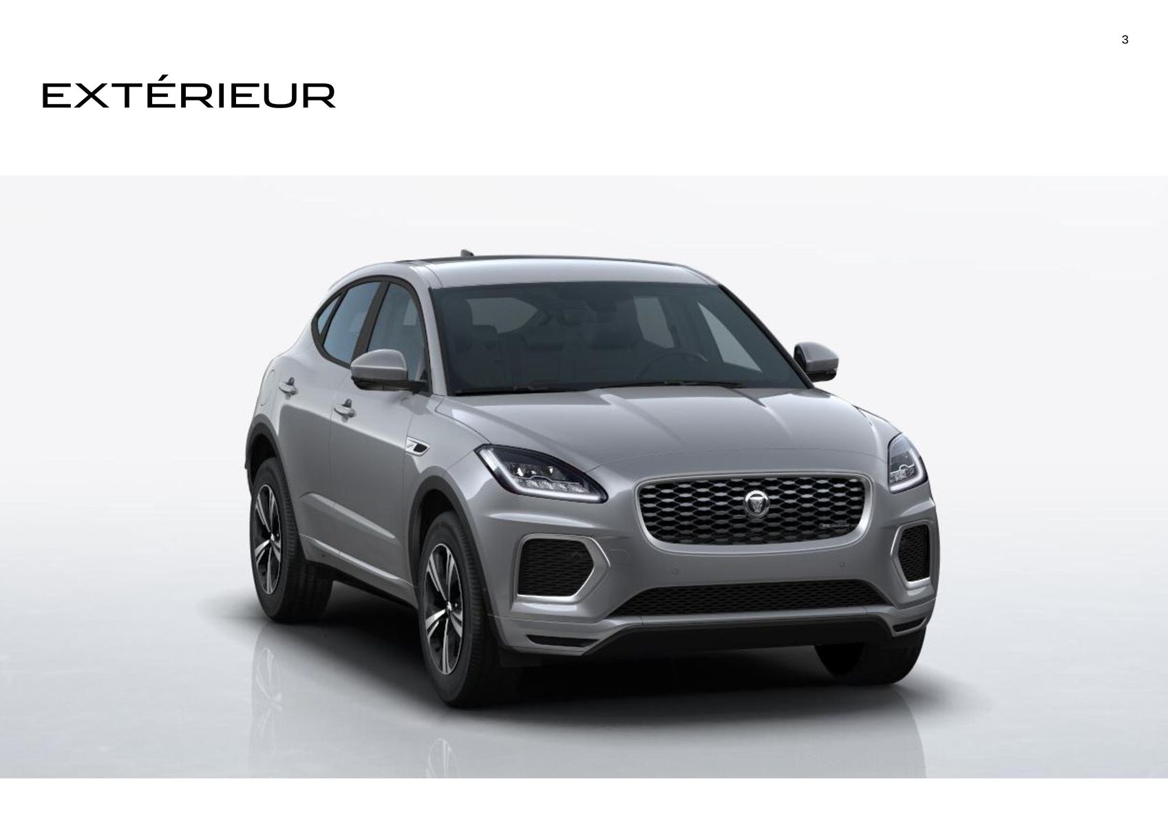 Catalogue E-PACE R-DYNAMIC SP300e Hybride électrique PHEV Eiger grey, page 00003