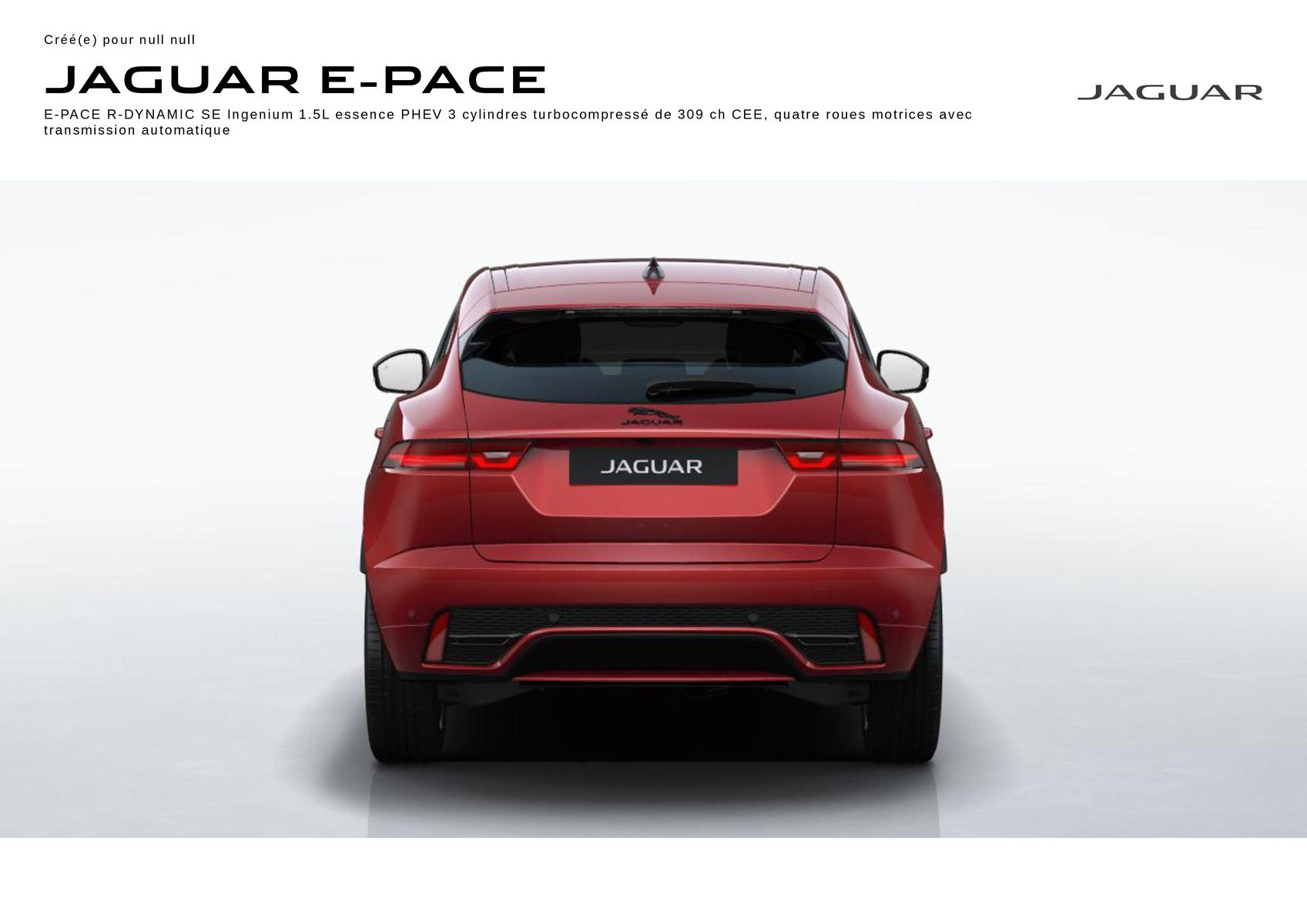 Catalogue E‑PACE R‑DYNAMIC SE Firenze red, page 00001