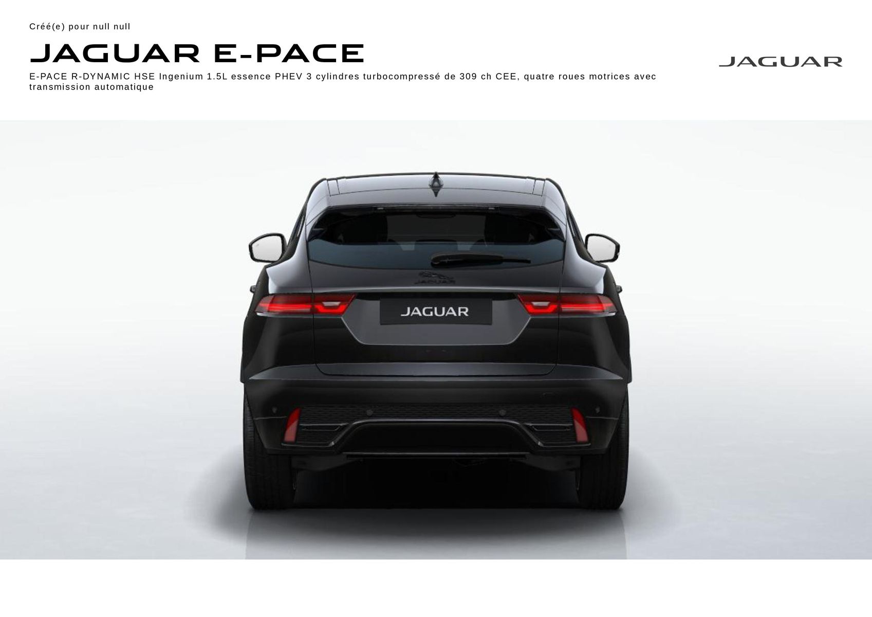 Catalogue E‑PACE R‑DYNAMIC HSE Santorini black, page 00001