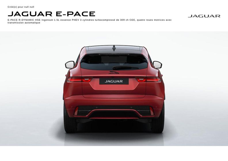 E‑PACE R‑DYNAMIC HSE Firenze red