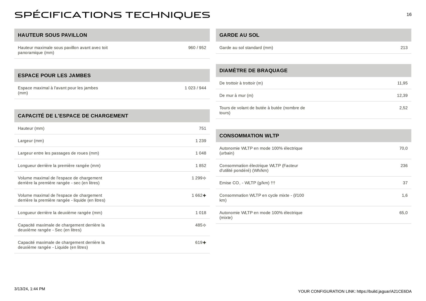 Catalogue JAGUAR F-PACE R-DYNAMIC S, page 00016