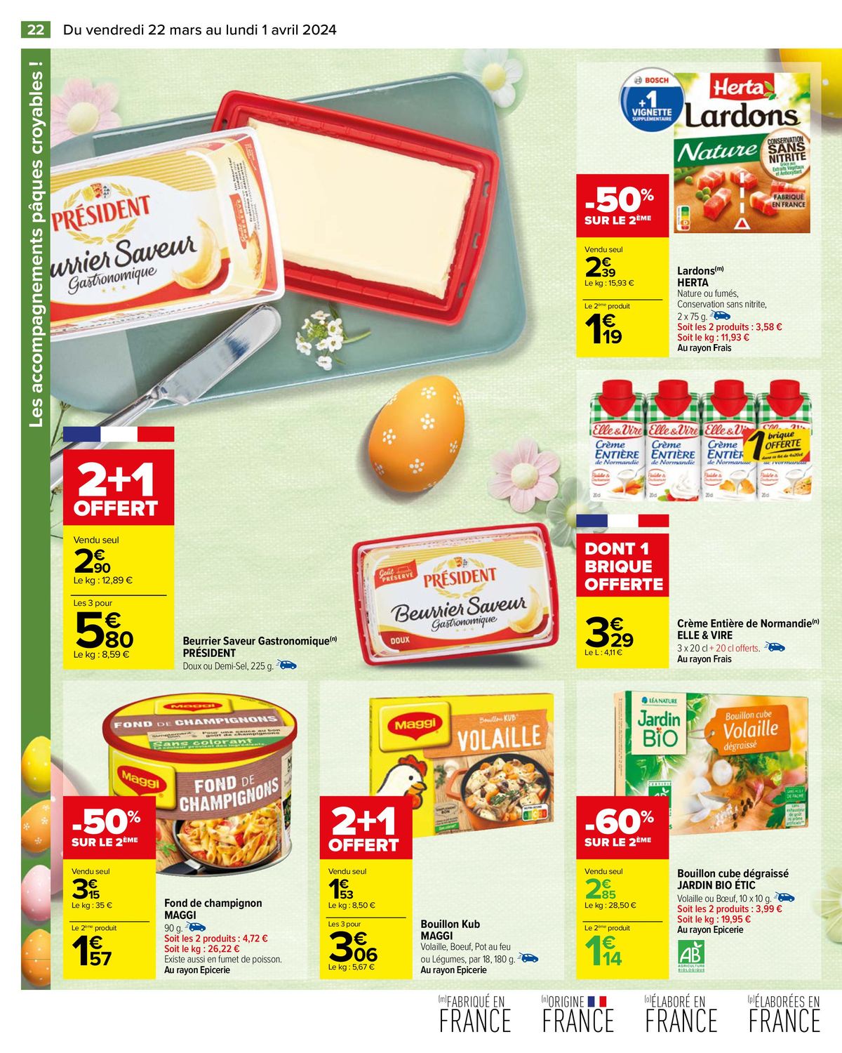 Catalogue Un Repas de Fête à Prix Pâques Croyable !, page 00024