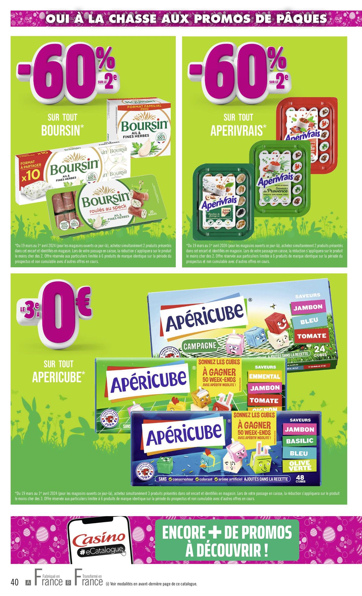 Catalogue OUI À LA CHASSE AUX PROMOS DE PÂQUES !, page 00040