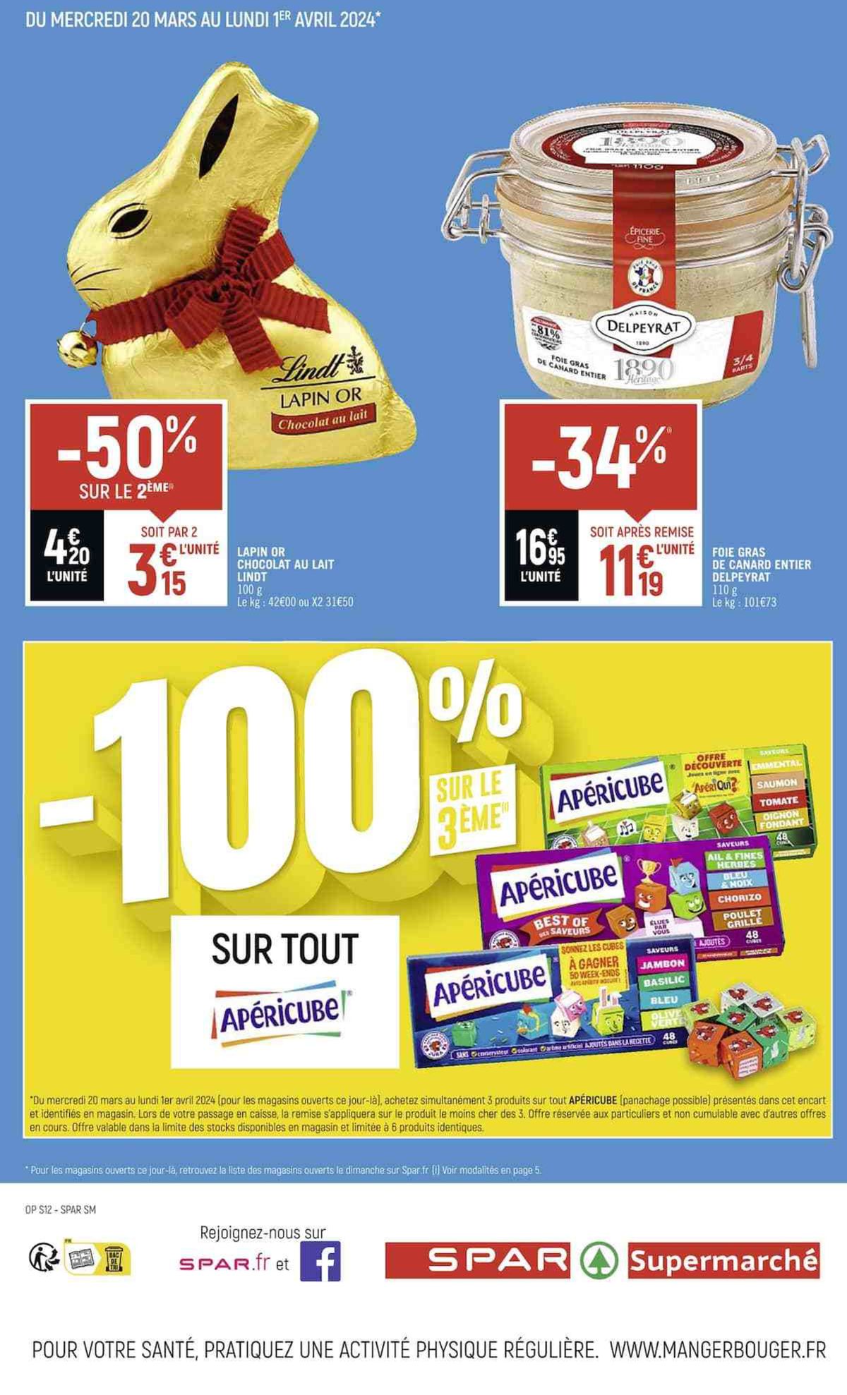 Catalogue SPAR ICI, LE BON GOÛTS DES PROMOS !, page 00003