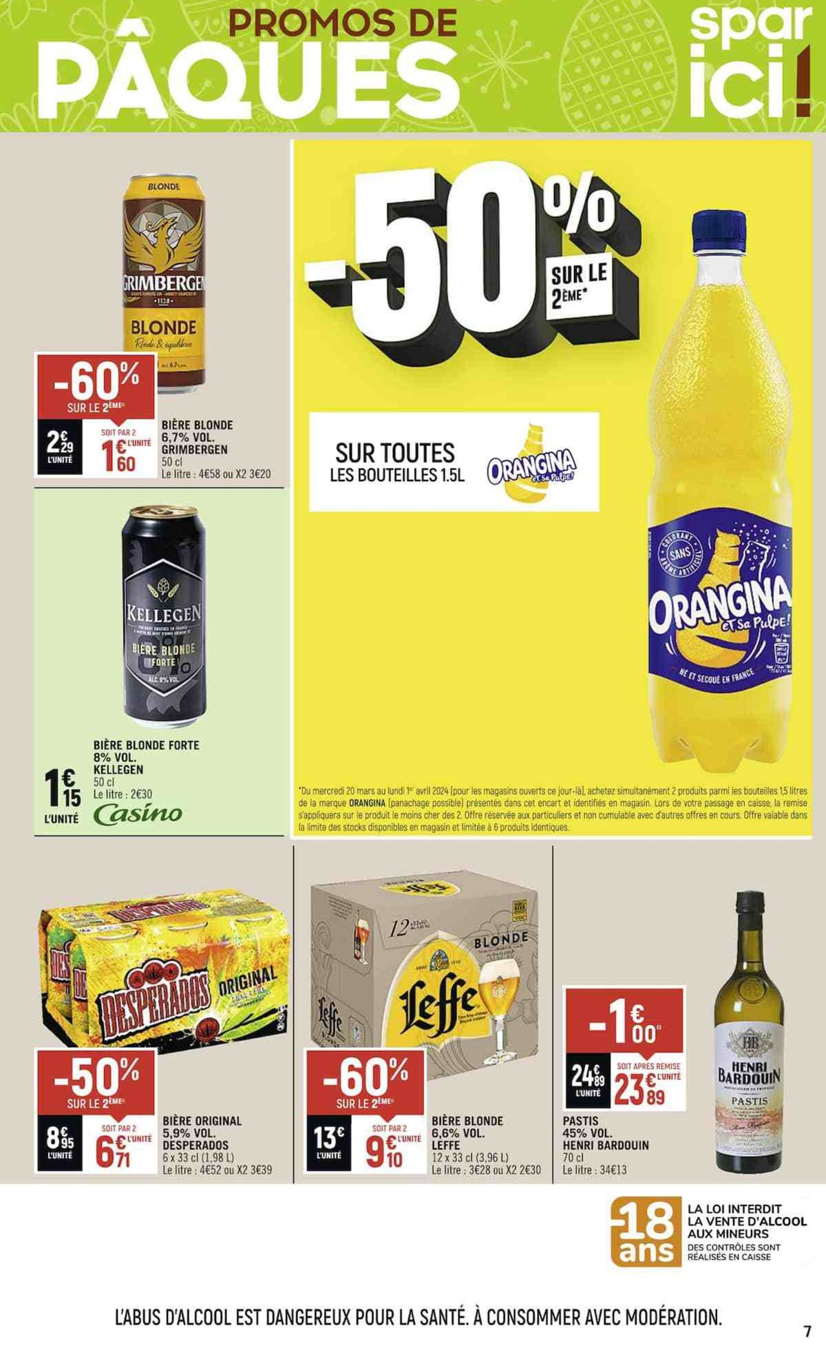 Catalogue SPAR ICI LES PROMOS DES GOURMANDS !, page 00007