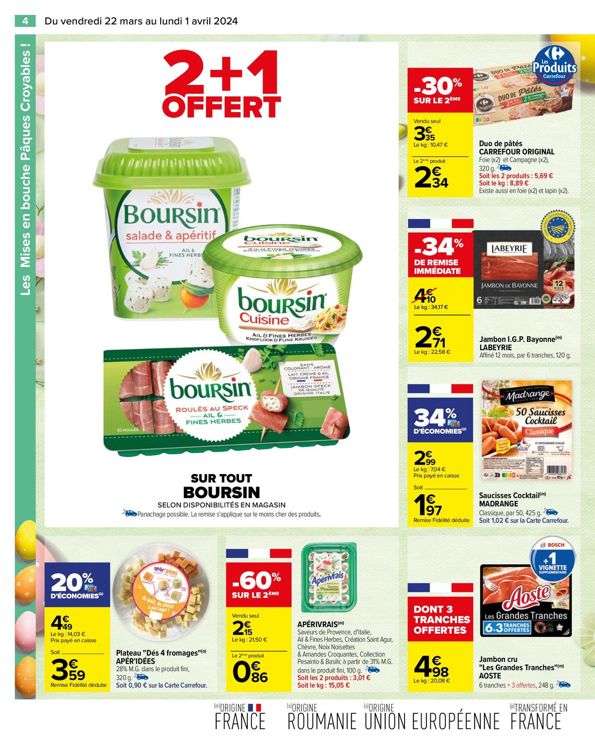 Catalogue Un Repas de Fête à Prix Pâques Croyable !, page 00006