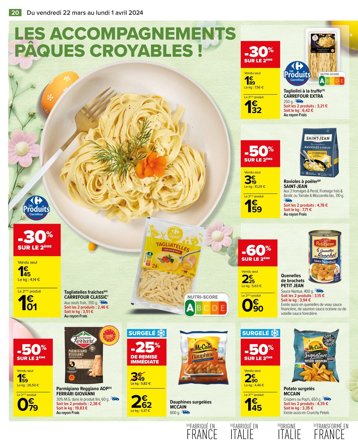 Catalogue Un Repas de Fête à Prix Pâques Croyable !, page 00022