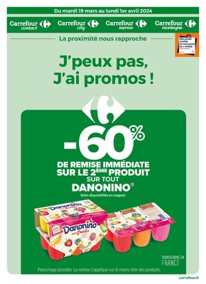 Catalogue Carrefour Express à Le Roc | J'peux pas, j'ai promos  | 19/03/2024 - 01/04/2024