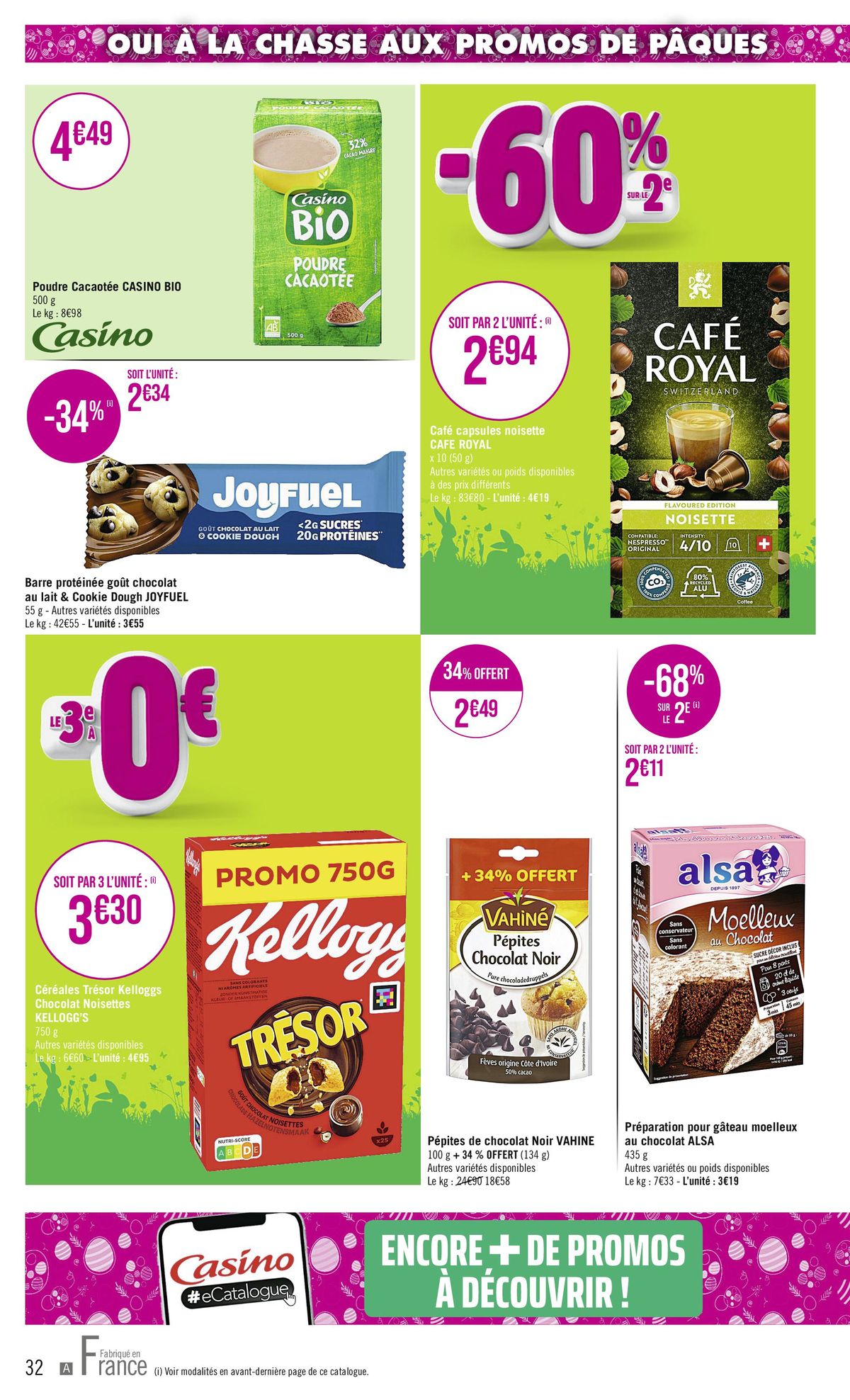 Catalogue OUI À LA CHASSE AUX PROMOS DE PÂQUES !, page 00032