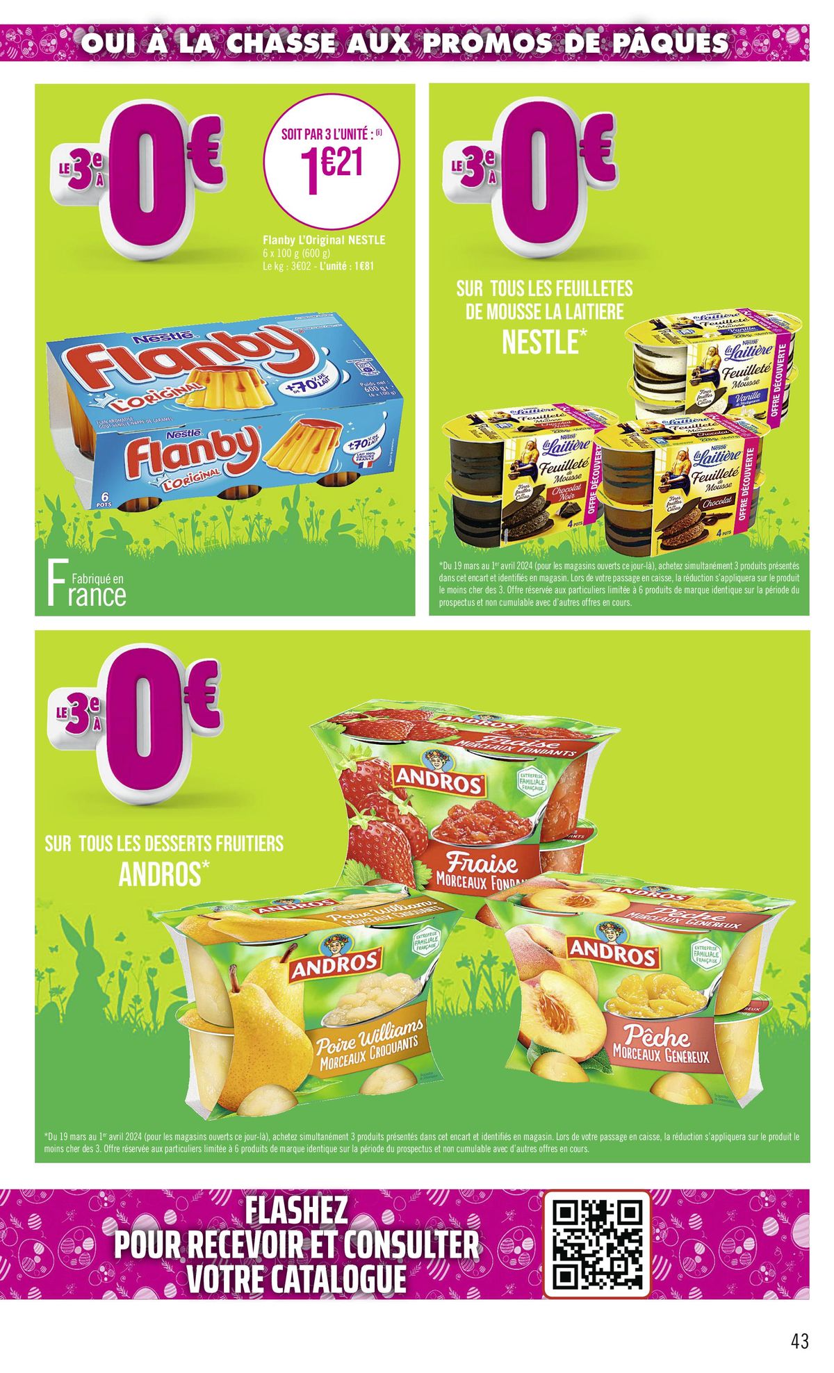 Catalogue OUI À LA CHASSE AUX PROMOS DE PÂQUES !, page 00043