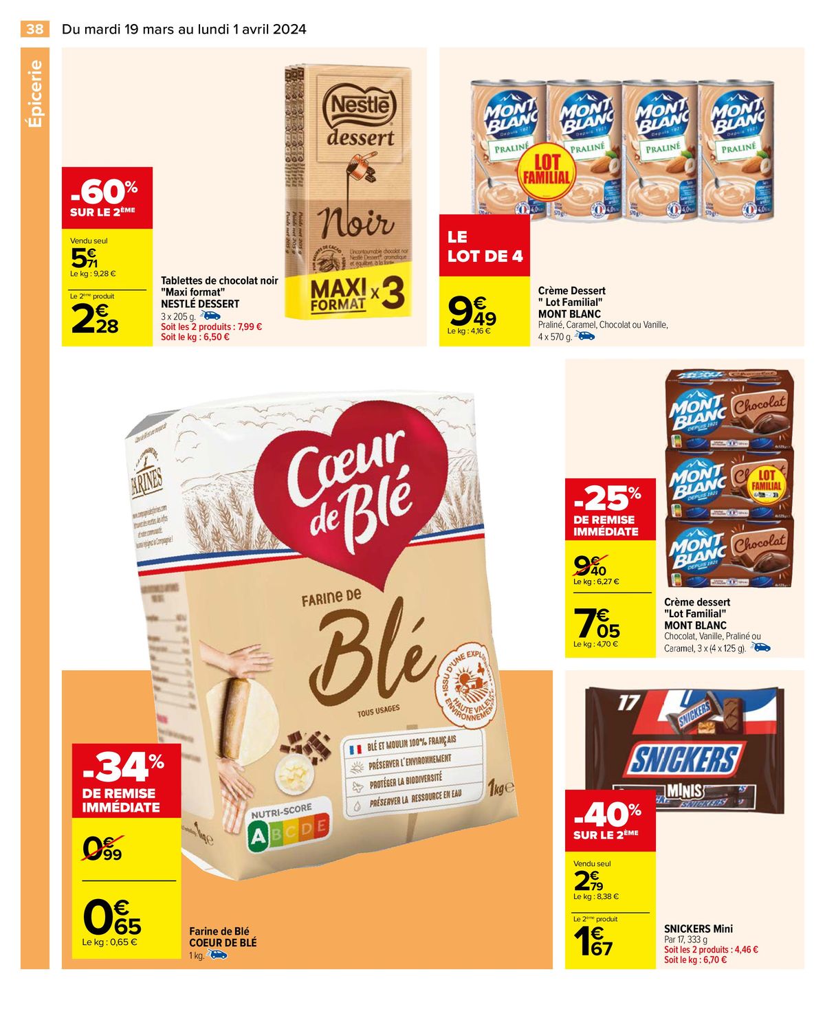 Catalogue Des chocolats à prix pâques croyables !, page 00040