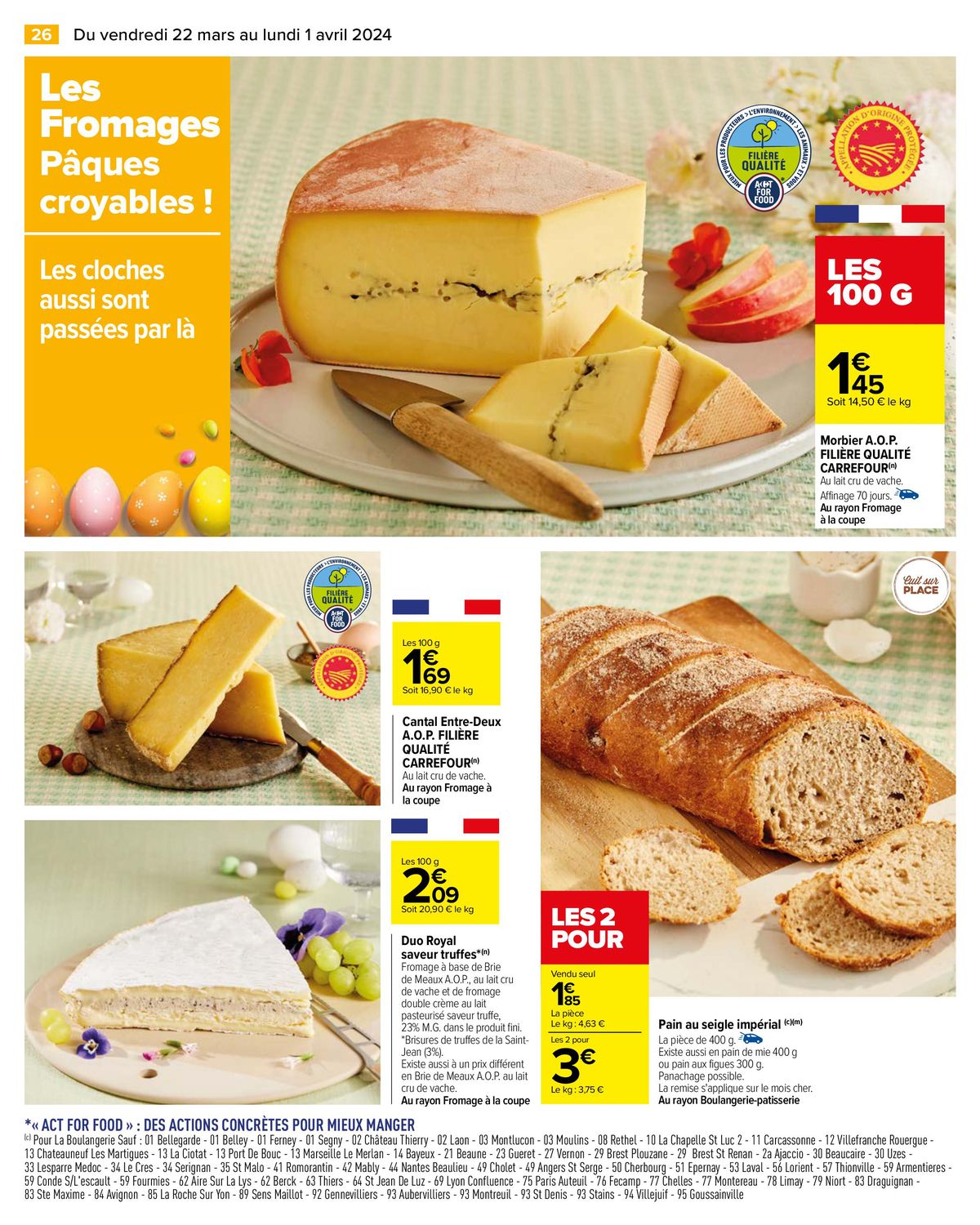 Catalogue Un Repas de Fête à Prix Pâques Croyable !, page 00028