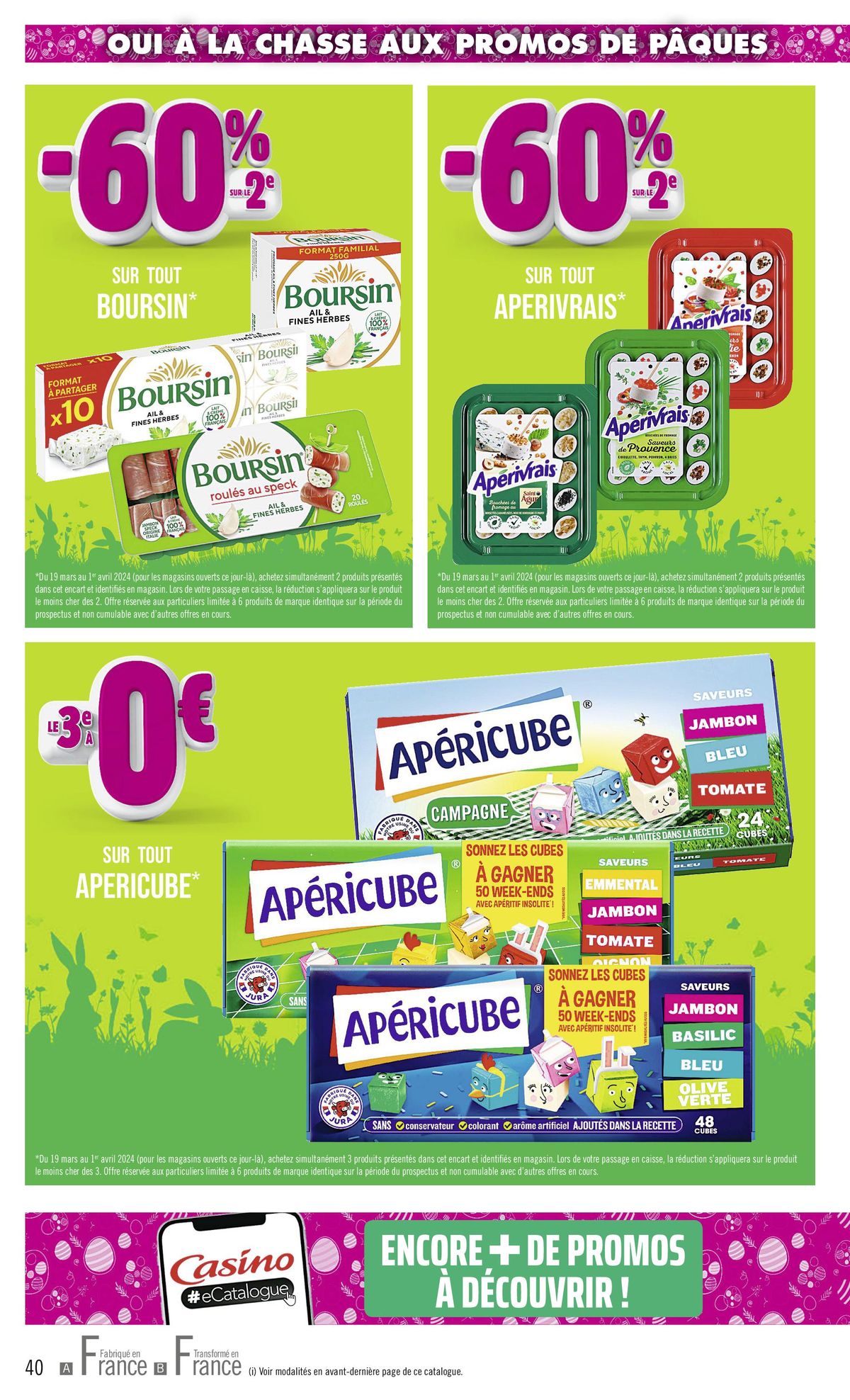 Catalogue OUI À LA CHASSE AUX PROMOS DE PÂQUES !, page 00040