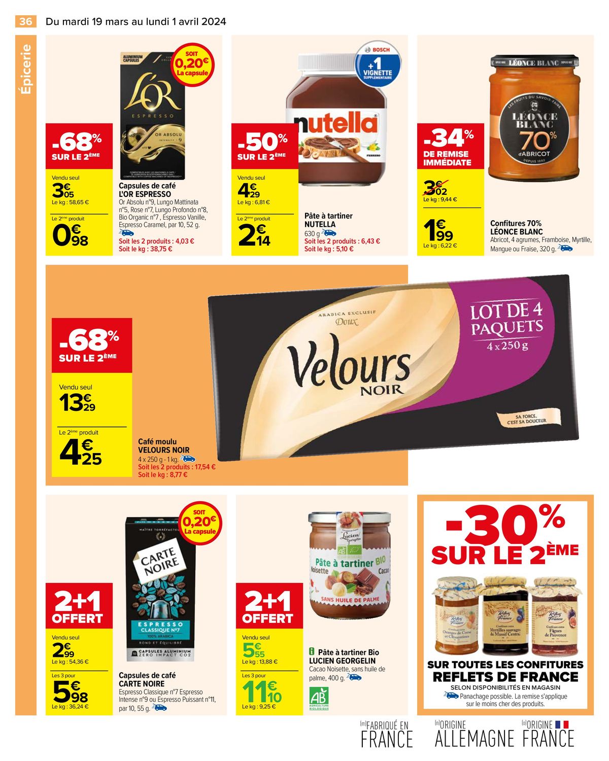 Catalogue Des chocolats à prix pâques croyables !, page 00038