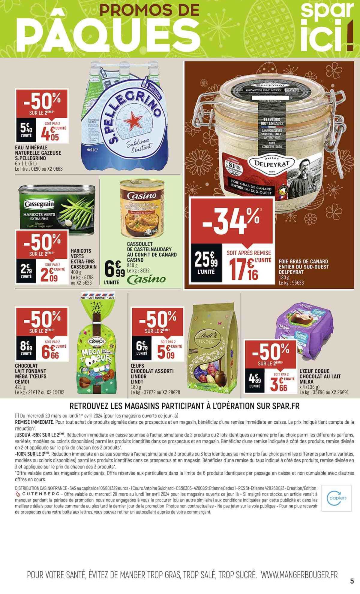 Catalogue SPAR ICI LES PROMOS DES GOURMANDS !, page 00007