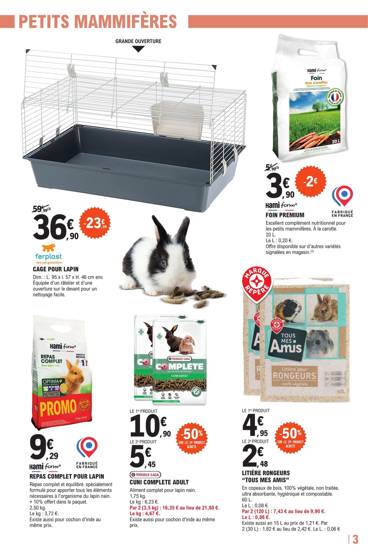 Catalogue TOP PROMOS POUR VOS ANIMAUX E.LECLERC, page 00003