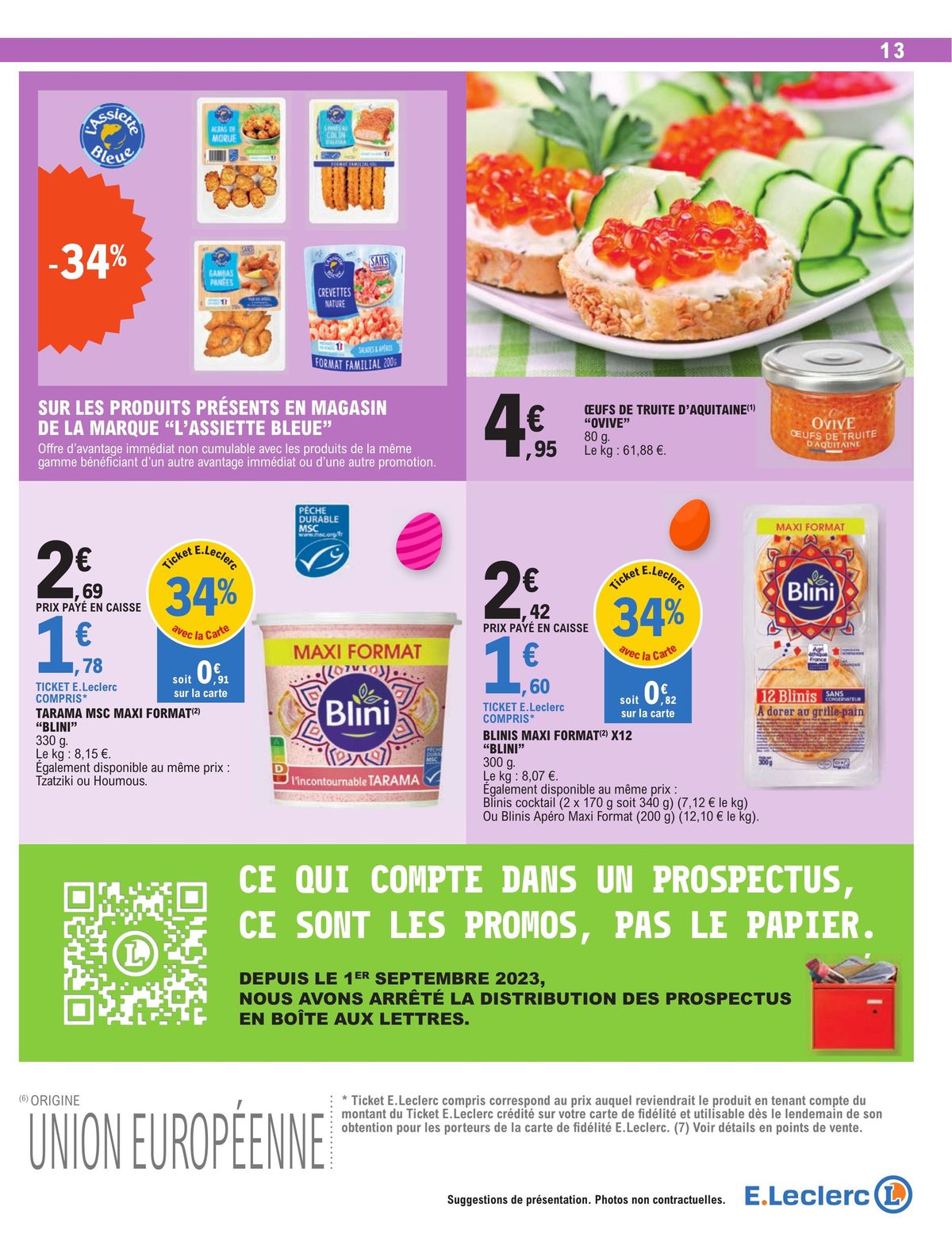 Catalogue SPÉCIAL PÂQUES A PRIX E. LECLERC, page 00013