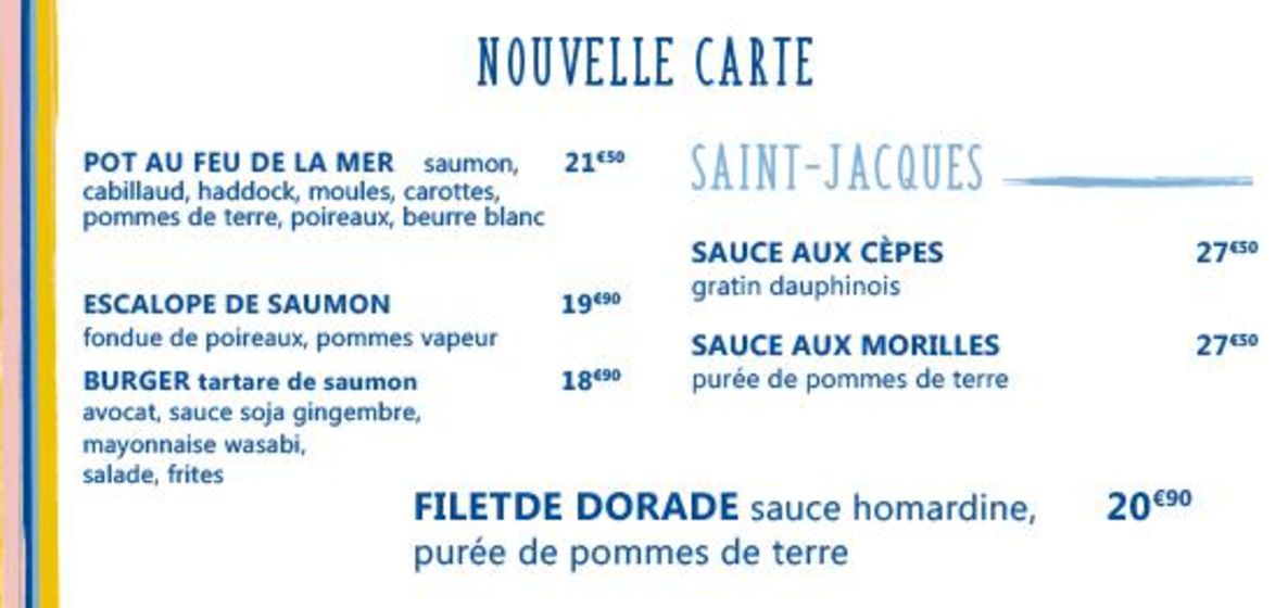 Catalogue La Criée à Bonneuil-sur-Marne | Nouvelle Carte | 15/03/2024 - 31/12/2024