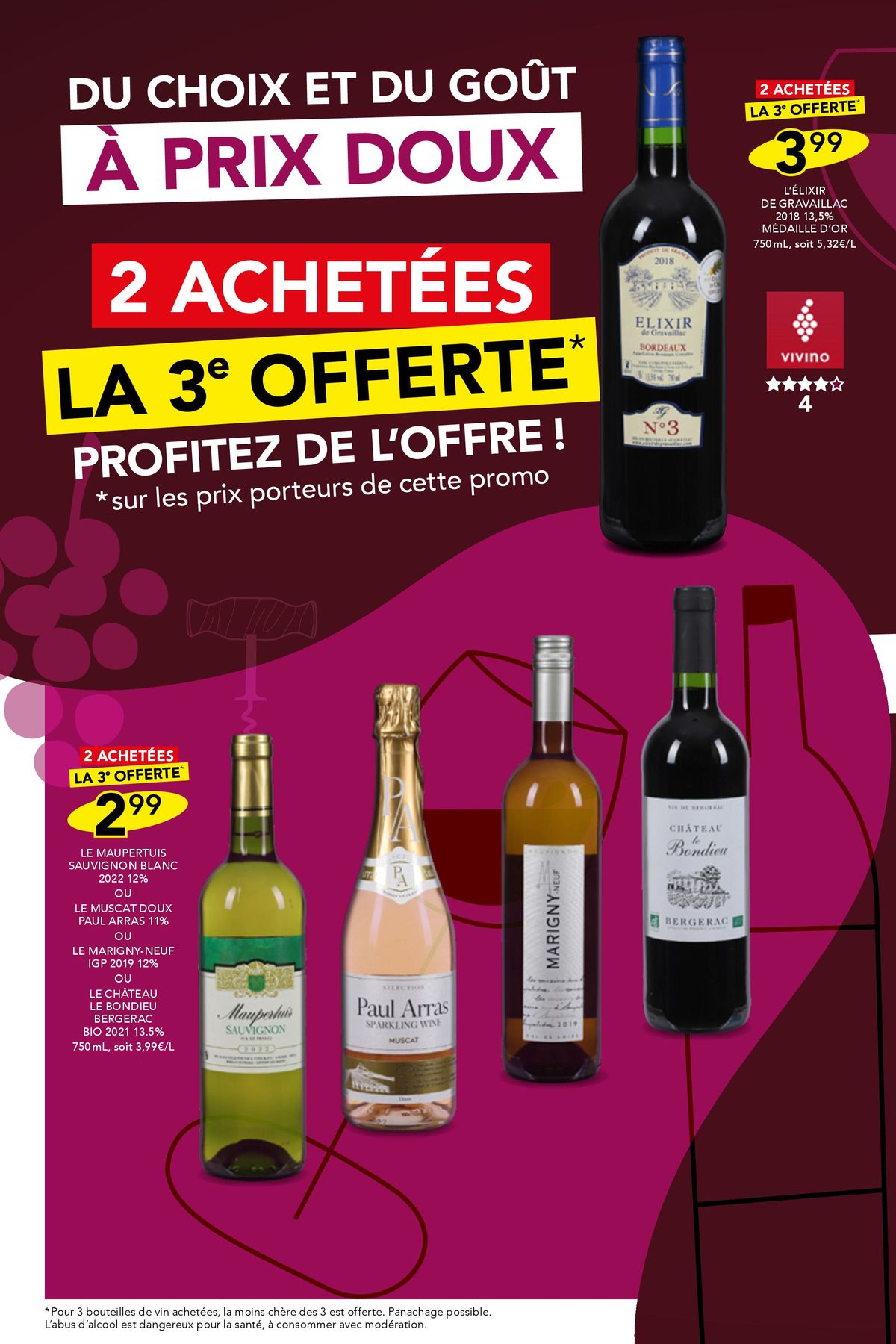 Catalogue Foire aux vins et aux p'tits prix !, page 00002