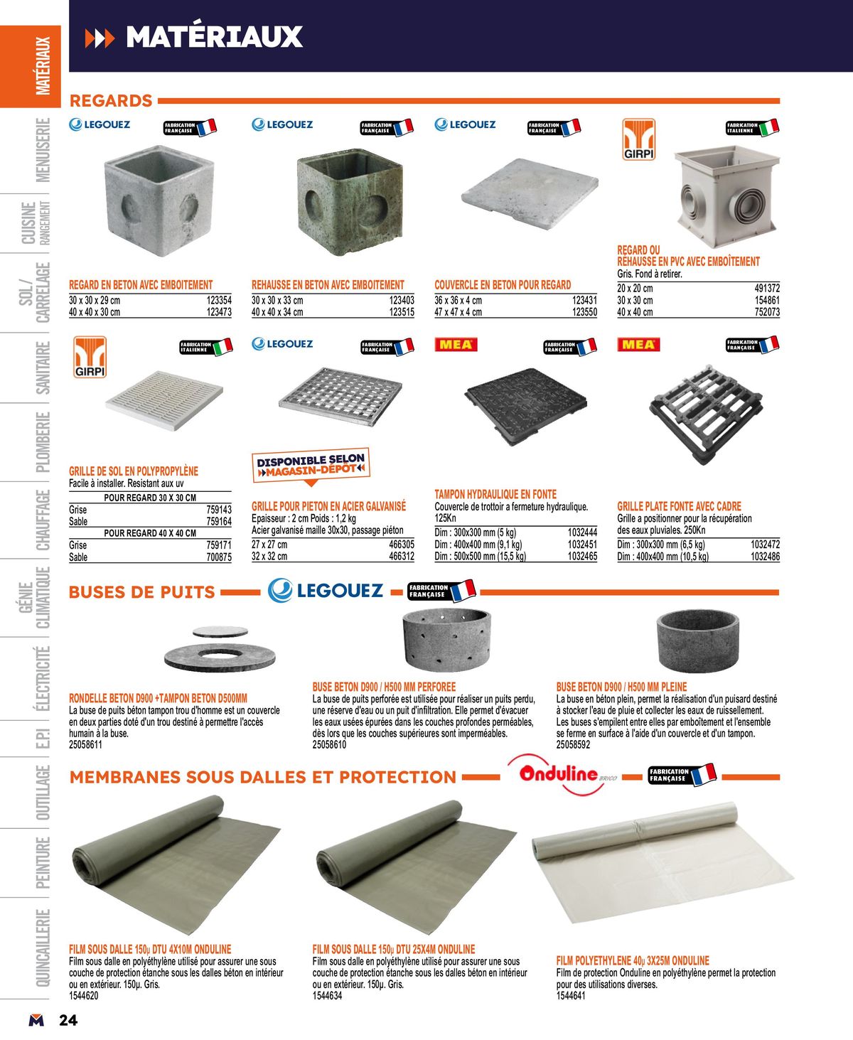 Catalogue Guide produits 2024, page 00024