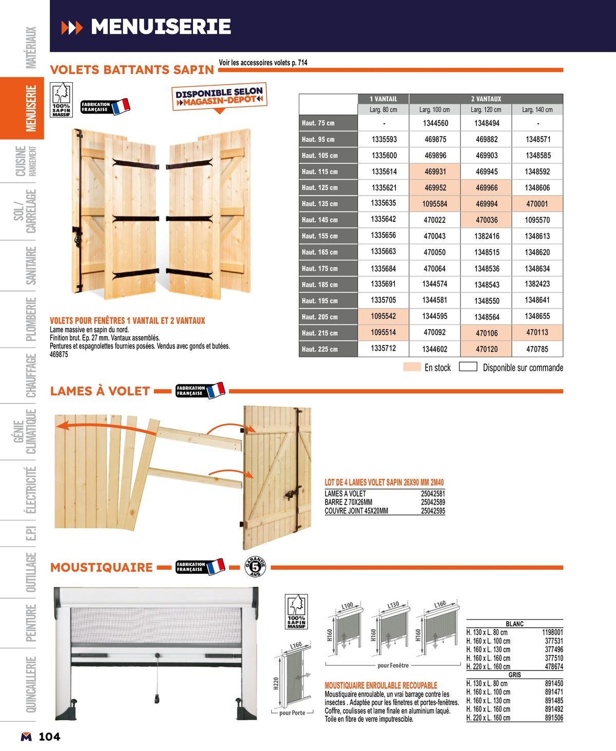 Catalogue Guide produits 2024, page 00104