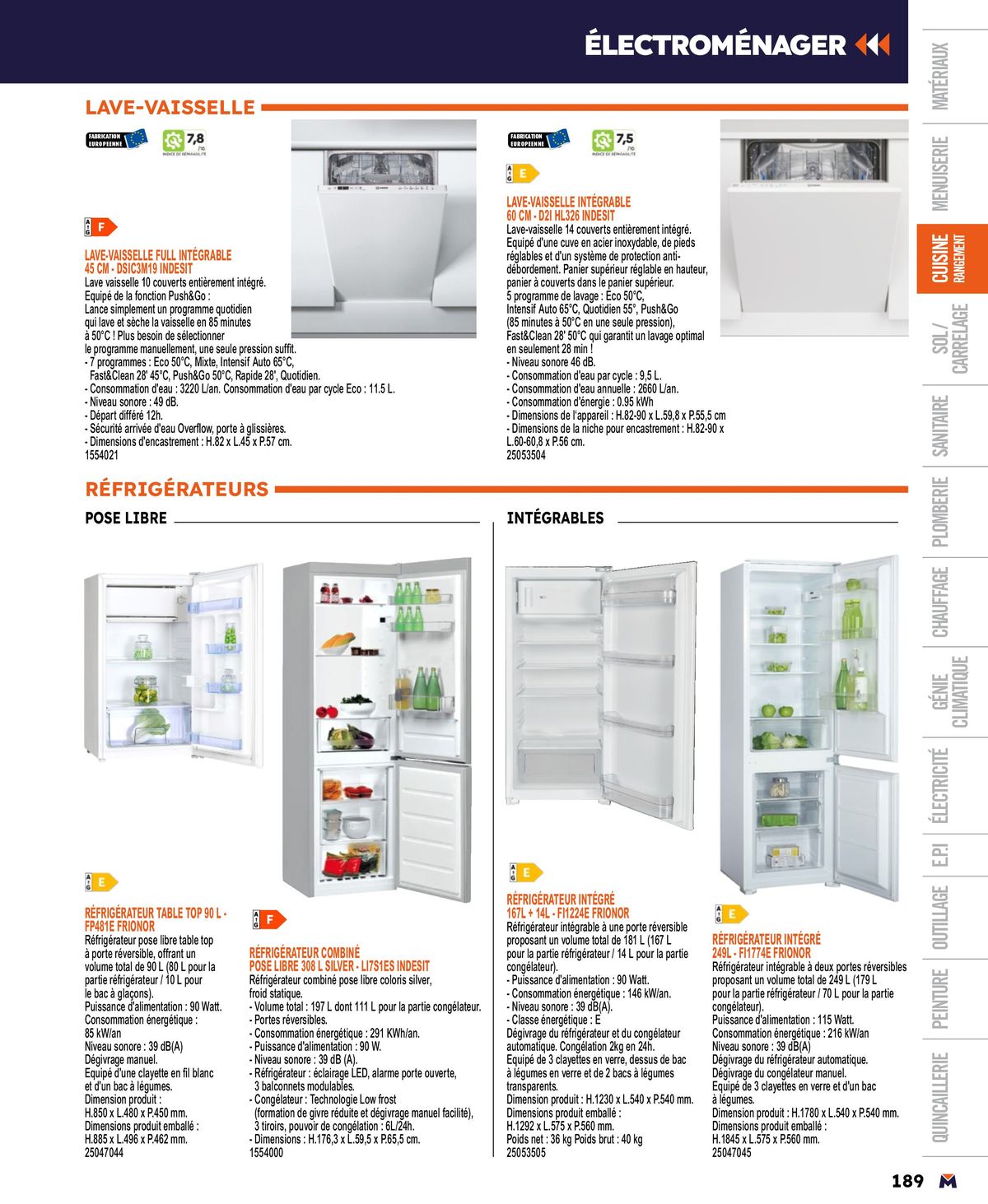 Catalogue Guide produits 2024, page 00189
