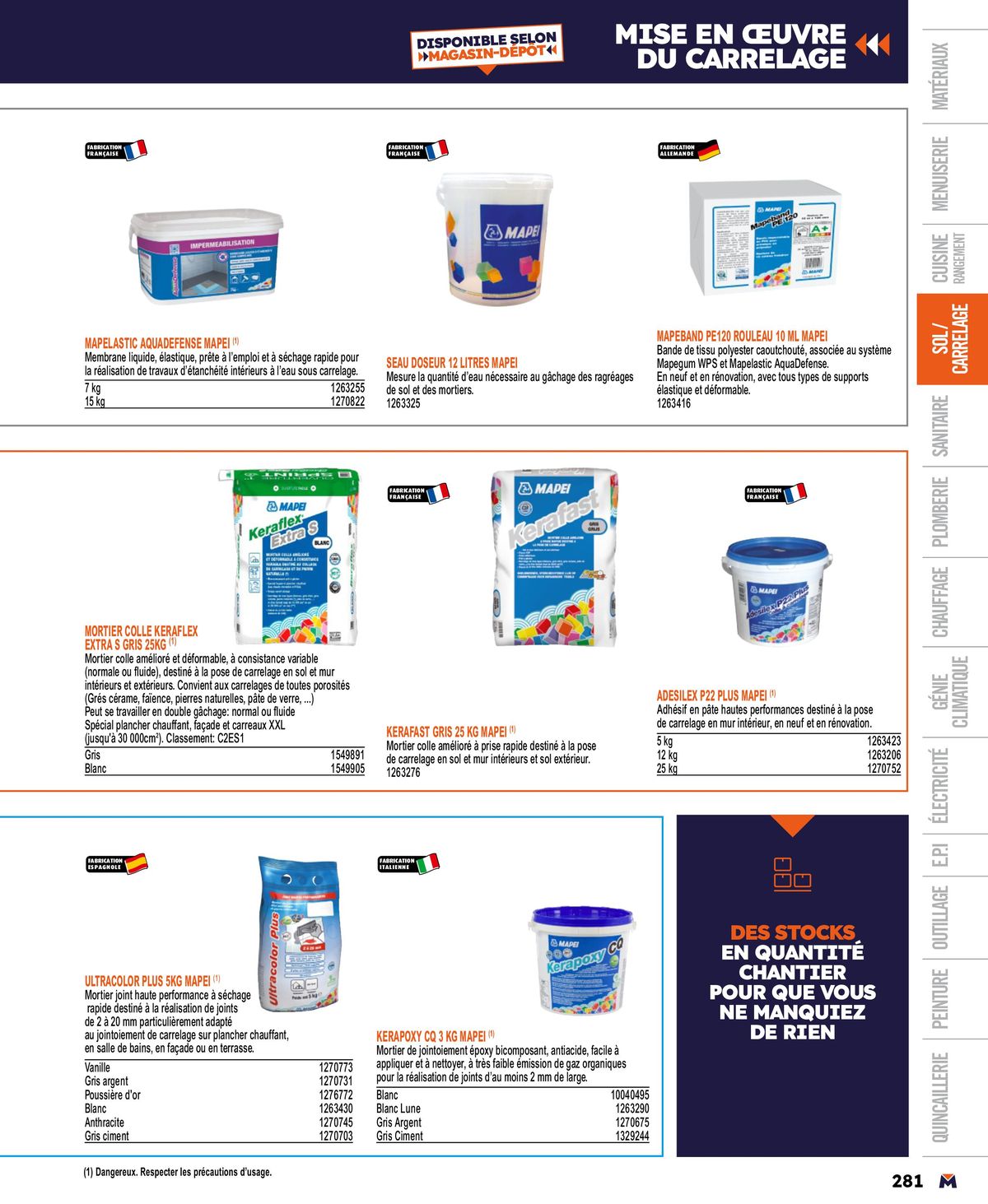 Catalogue Guide produits 2024, page 00281