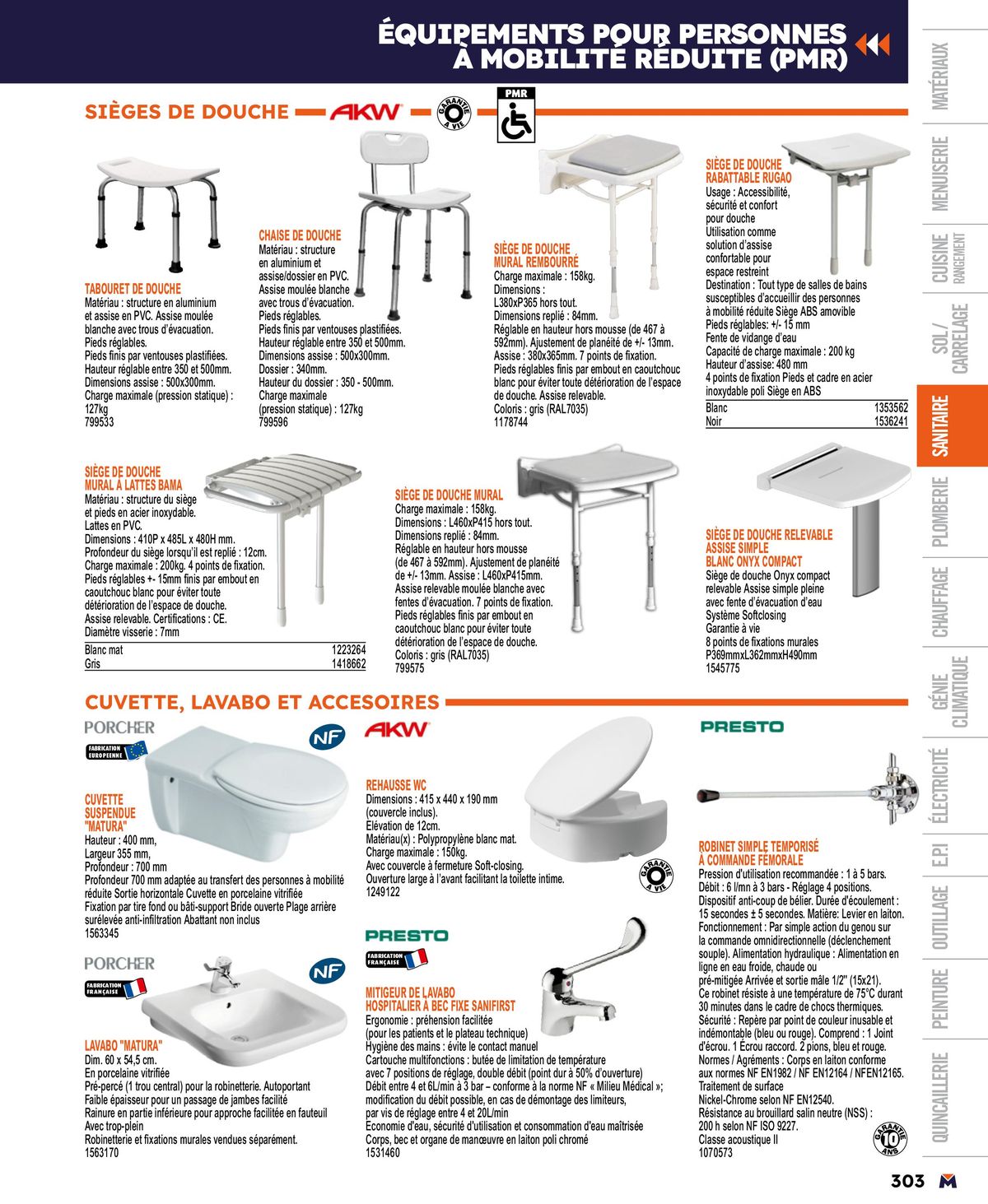 Catalogue Guide produits 2024, page 00303