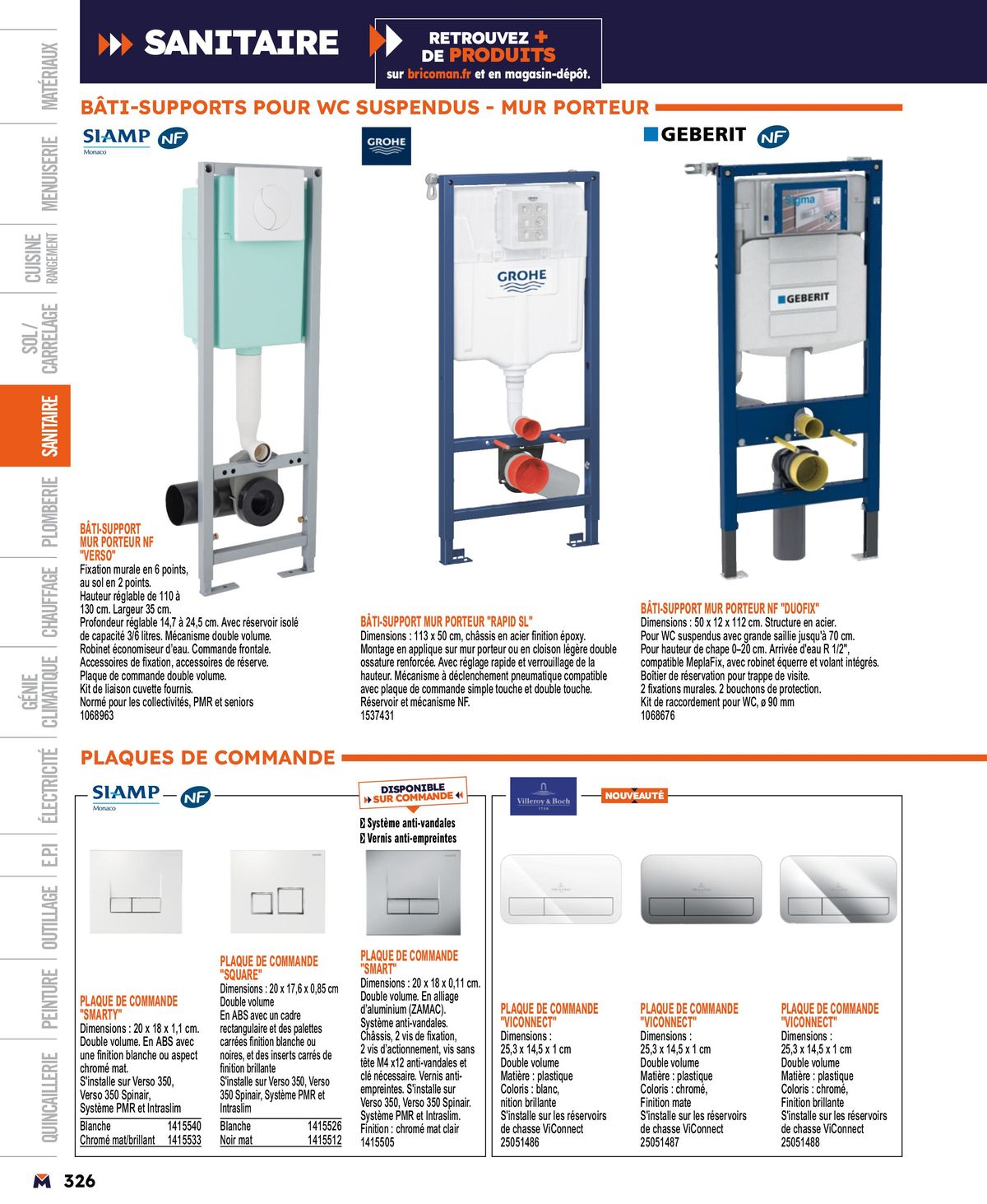 Catalogue Guide produits 2024, page 00326