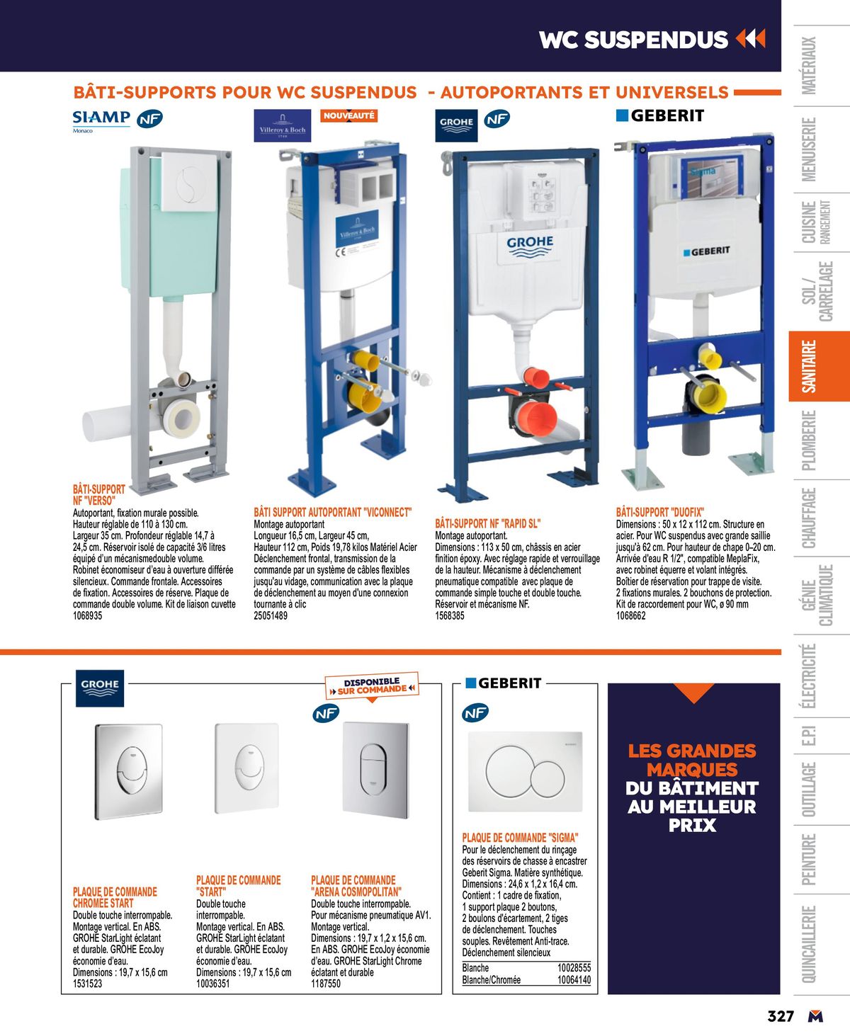 Catalogue Guide produits 2024, page 00327