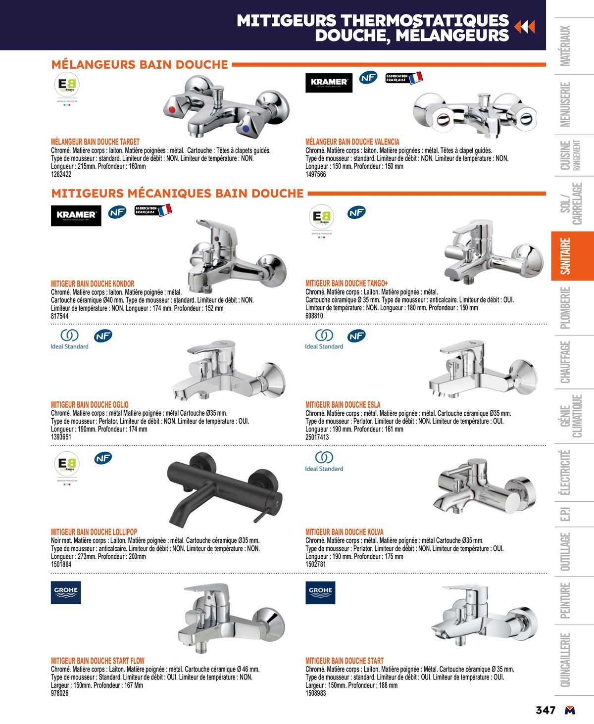 Catalogue Guide produits 2024, page 00347