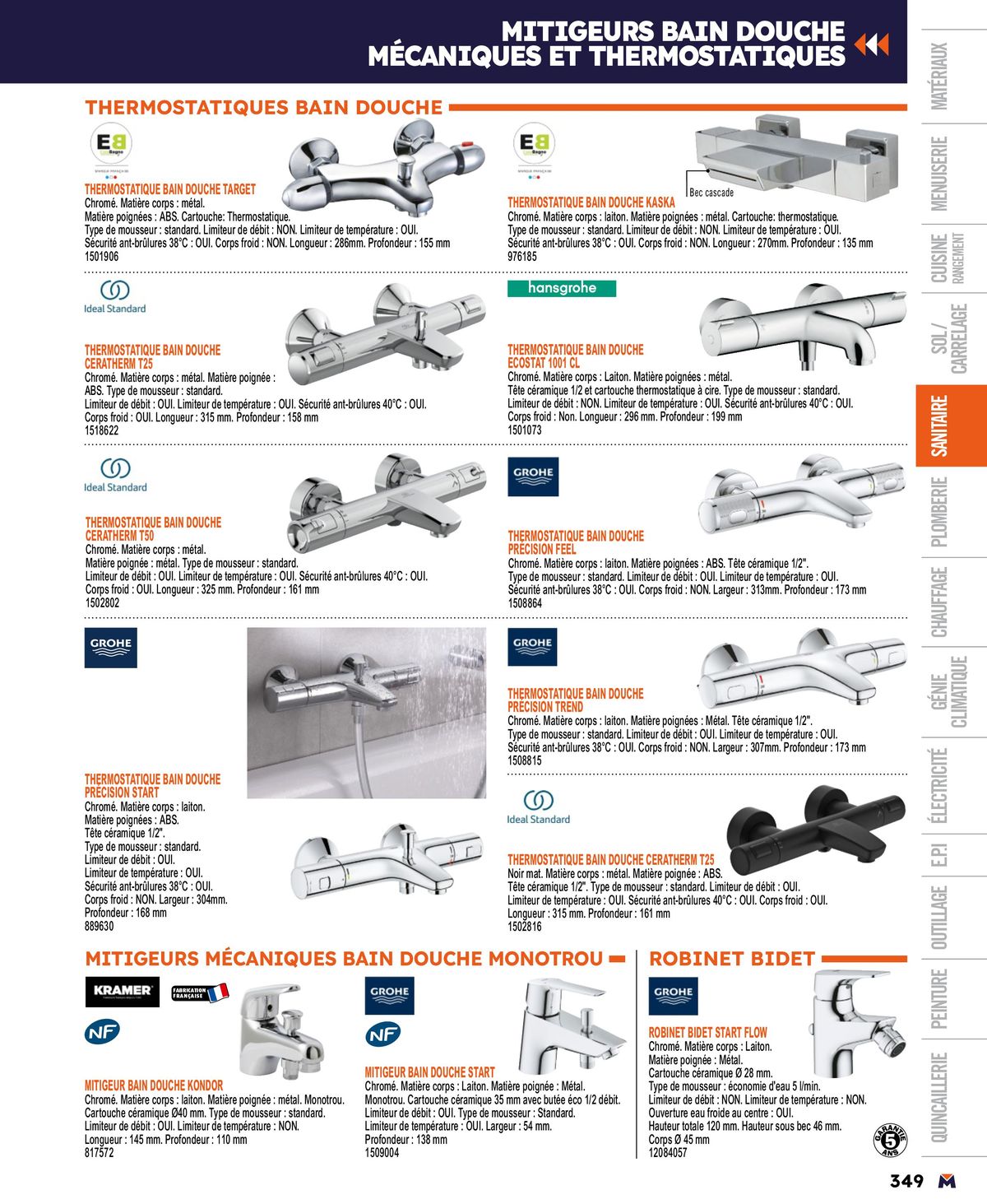 Catalogue Guide produits 2024, page 00349