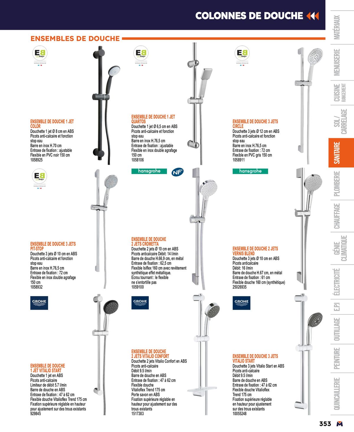 Catalogue Guide produits 2024, page 00353