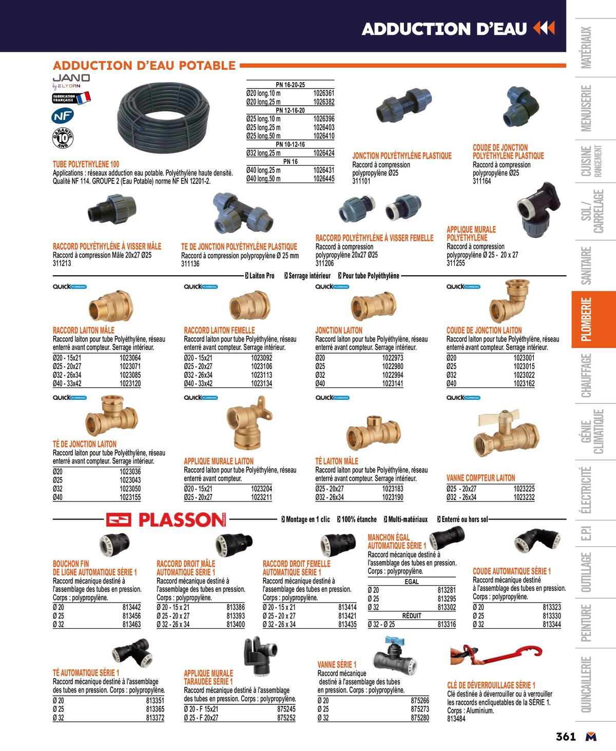 Catalogue Guide produits 2024, page 00361