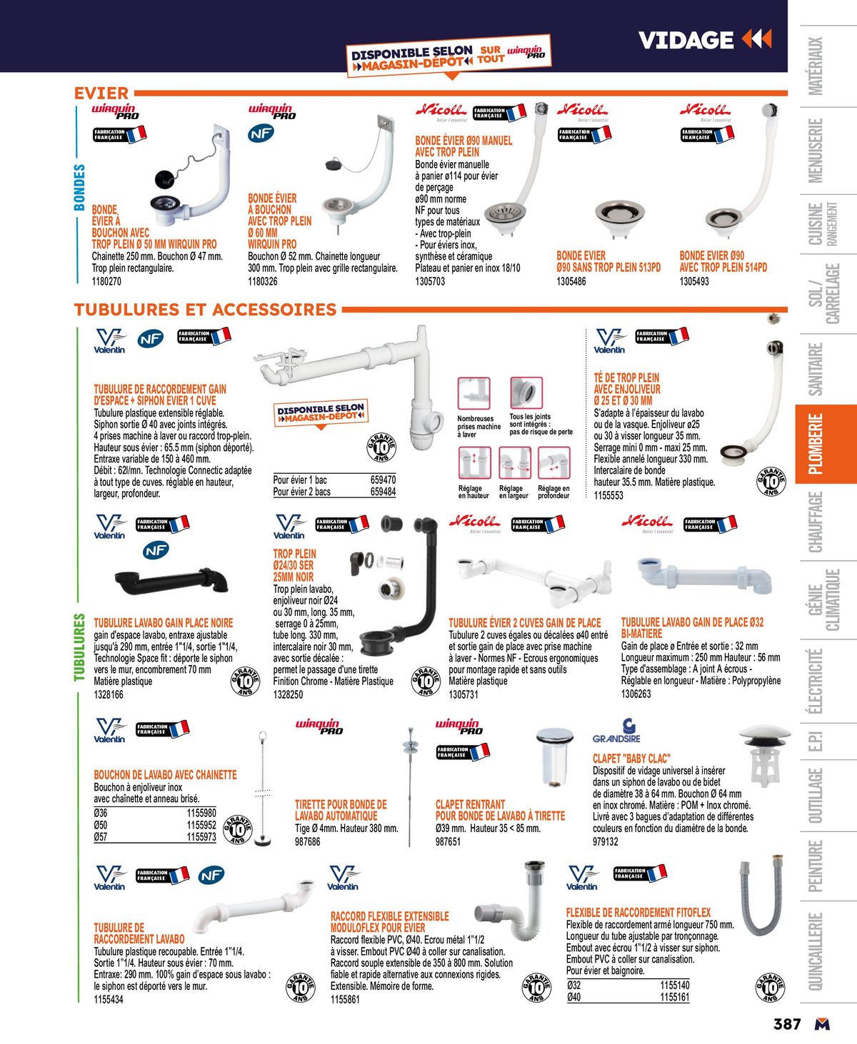 Catalogue Guide produits 2024, page 00387