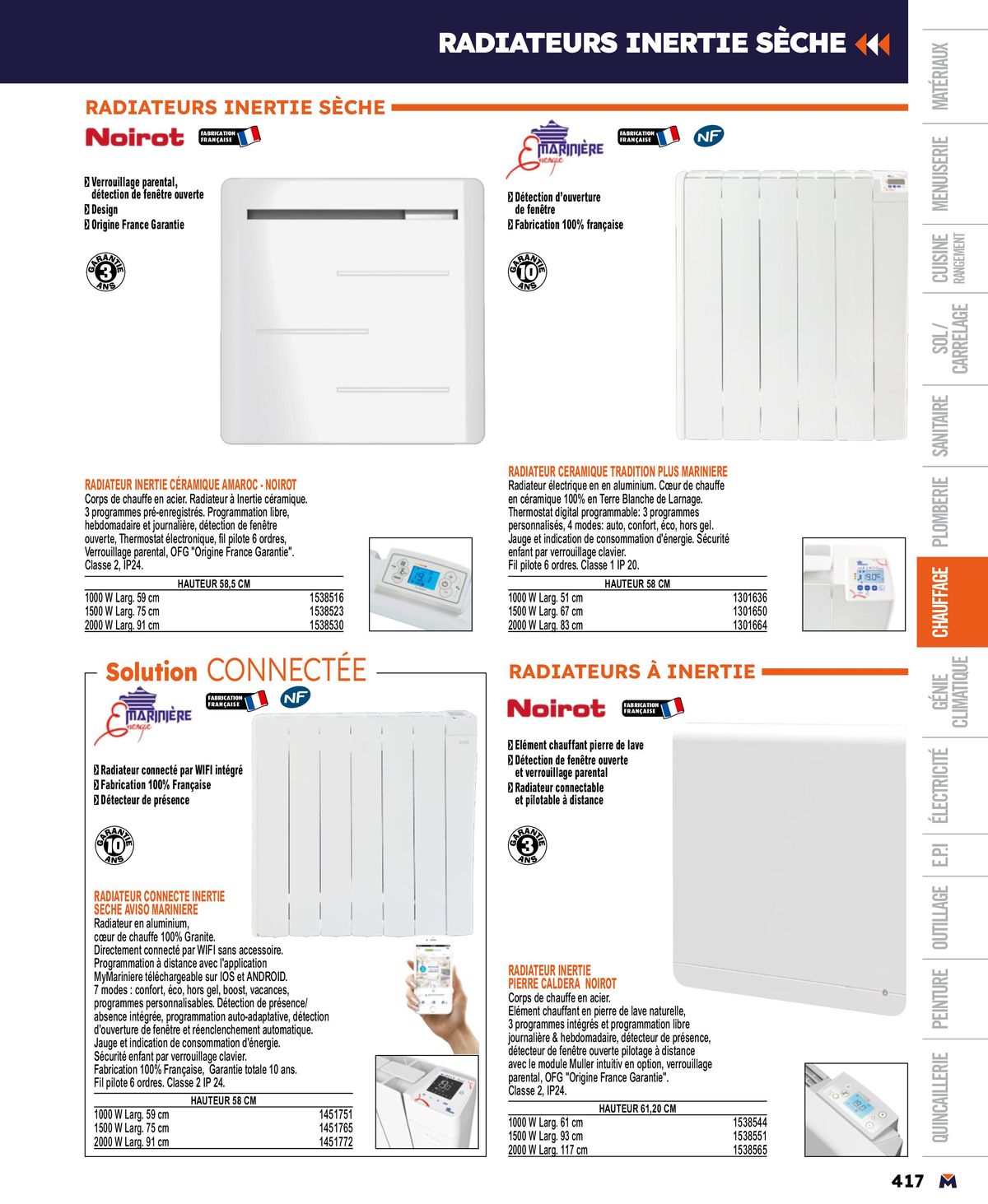 Catalogue Guide produits 2024, page 00417